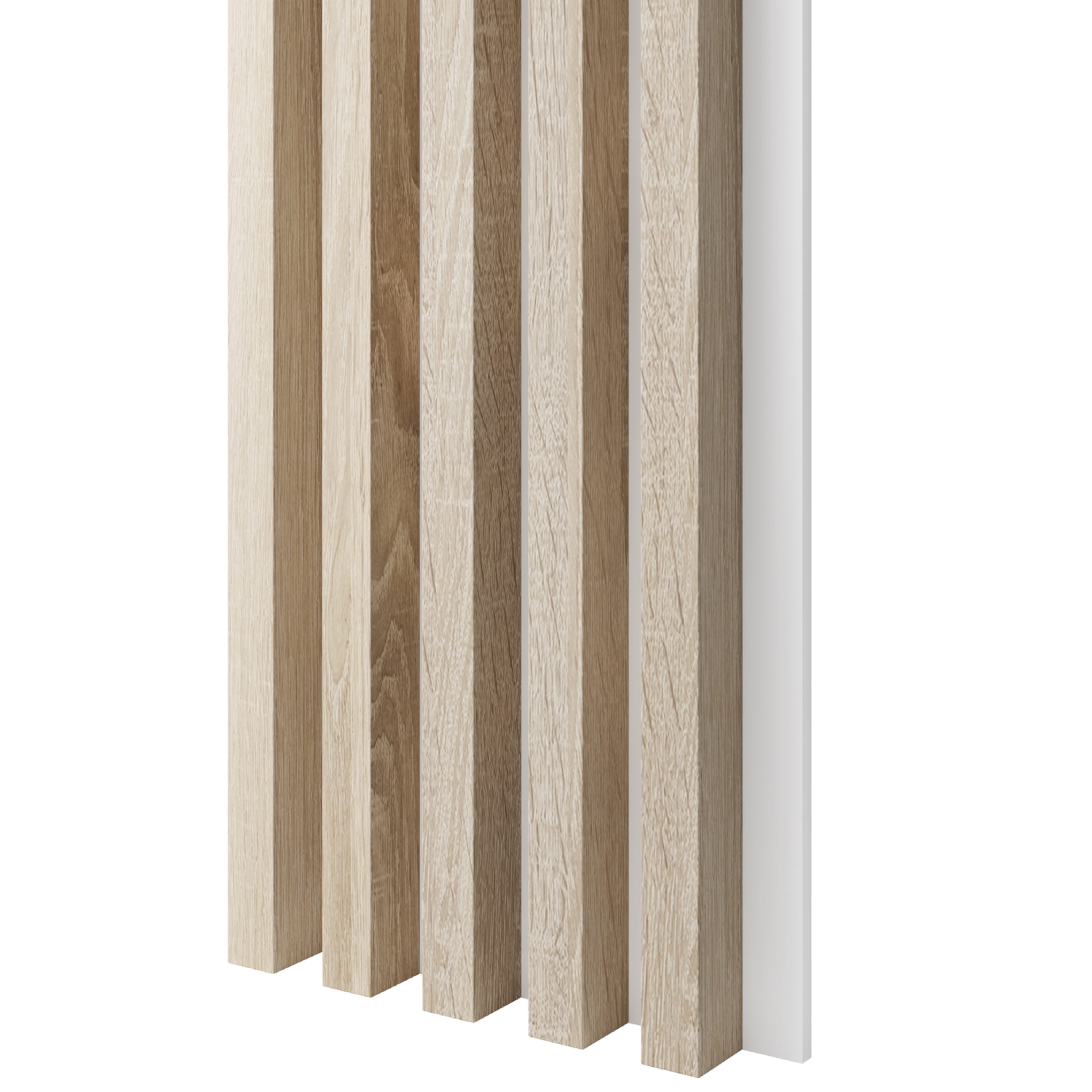 LAMELLEN AUF MDF-PLATTE - SONOMA EICHE LAMELLEN3D