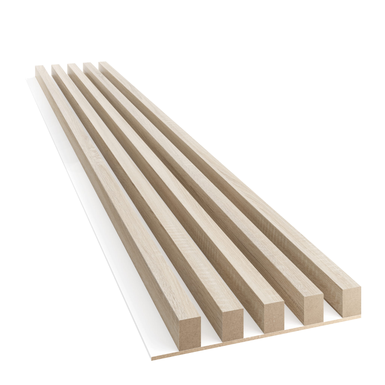 LAMELLEN AUF MDF-PLATTE - SONOMA EICHE LAMELLEN3D