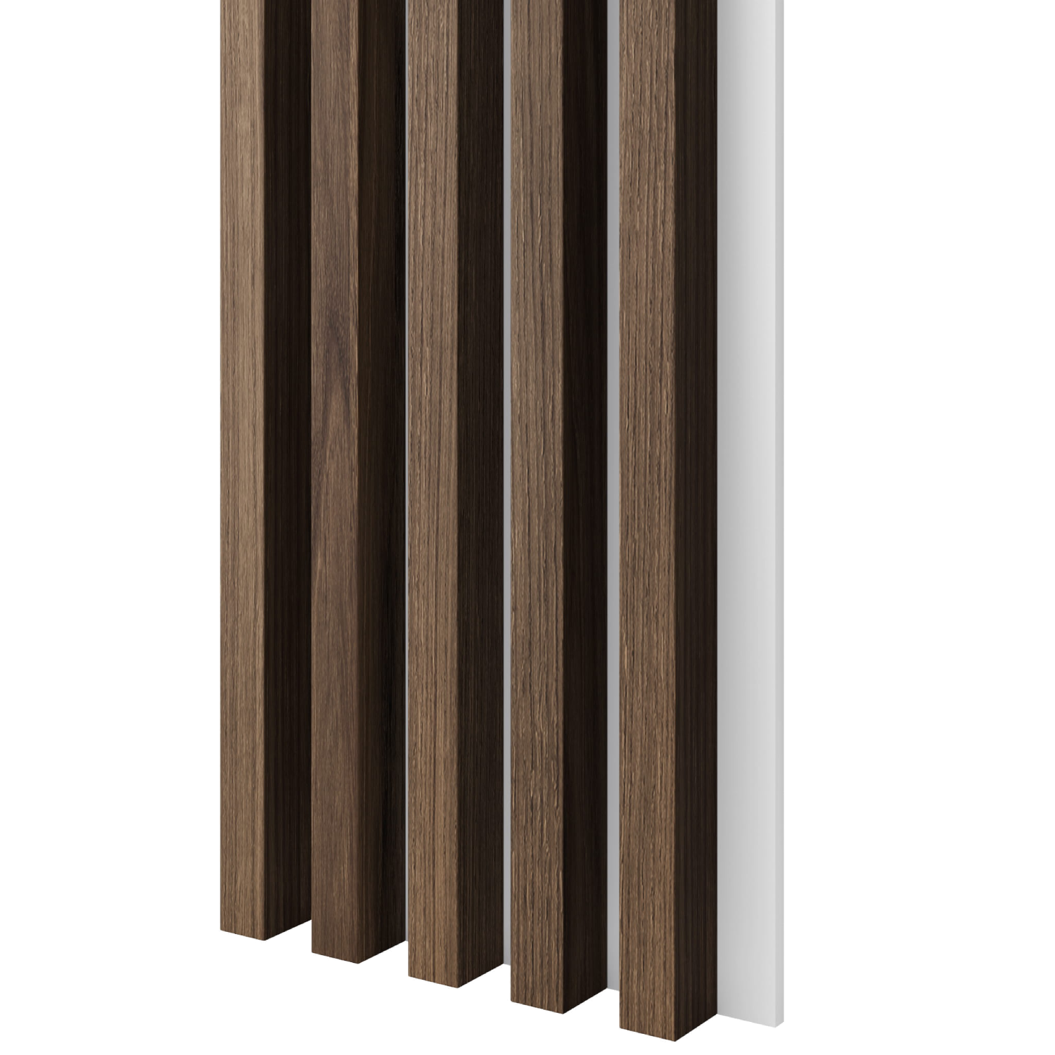 LAMELLEN AUF MDF-PLATTE - CLASSIC WALNUSS LAMELLEN3D