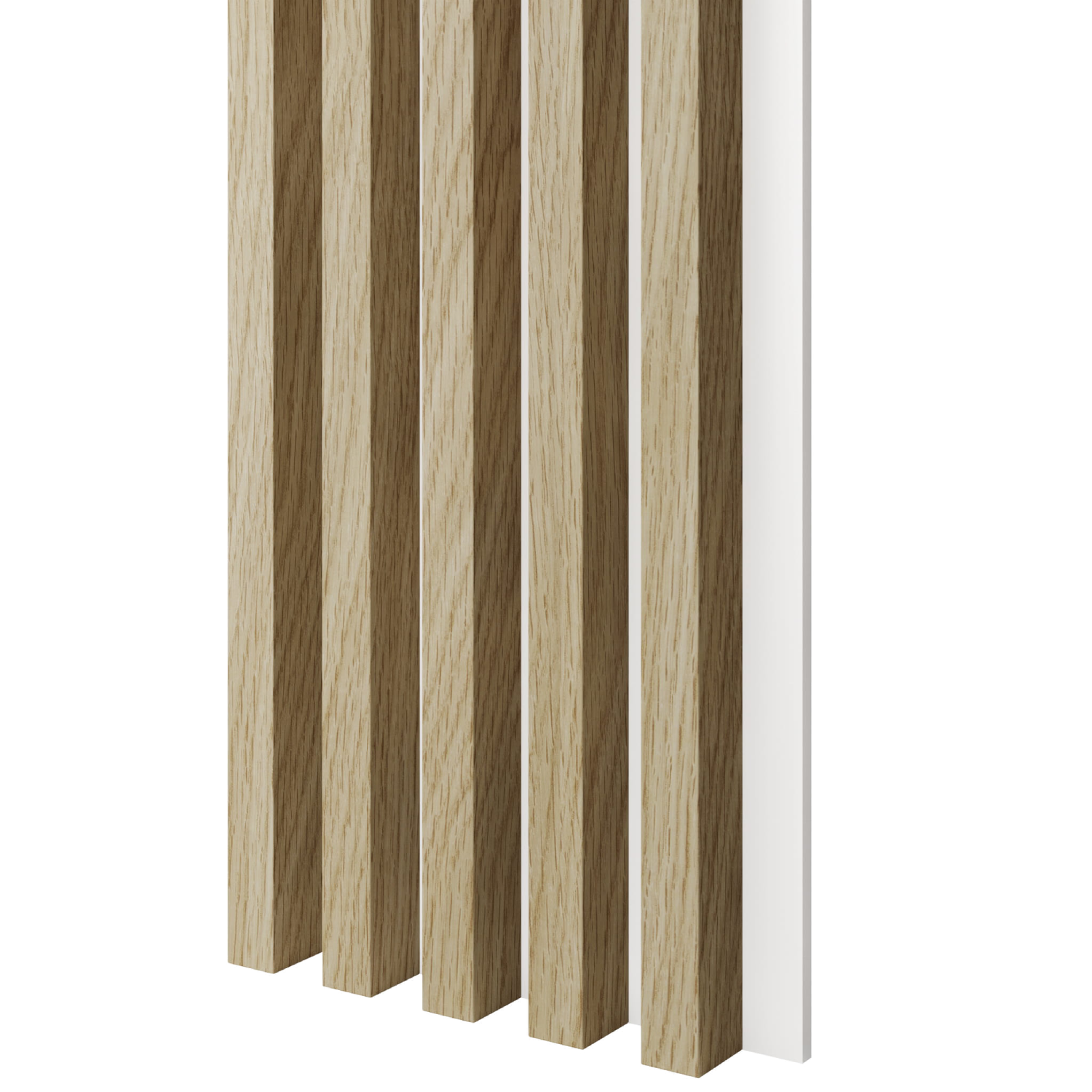 LAMELLEN AUF MDF-PLATTE - EUROPÄISCHE EICHE CPL LAMELLEN3D