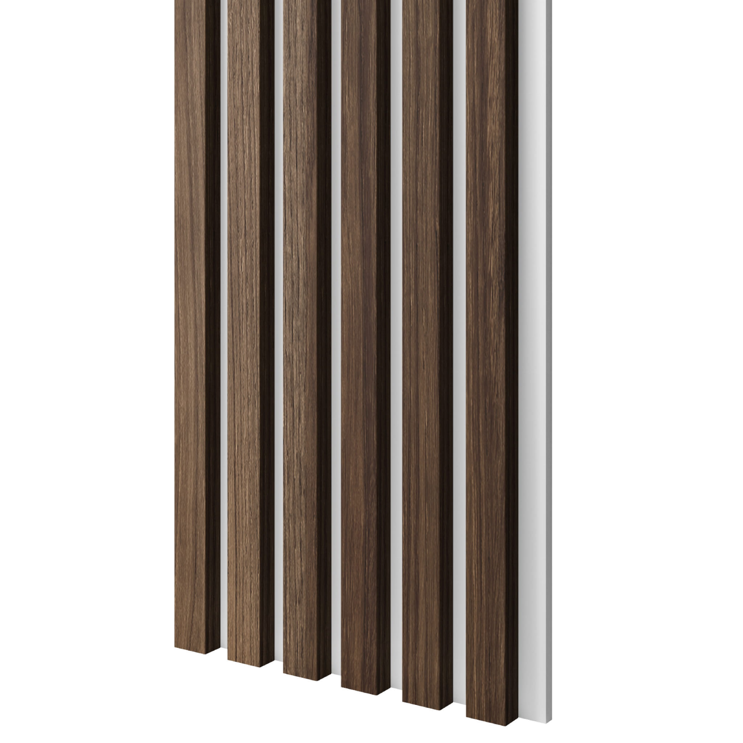 SCHLANKE LAMELLEN AUF MDF-PLATTE - KLASSISCHES WALNUSSBAUM LAMELLEN3D