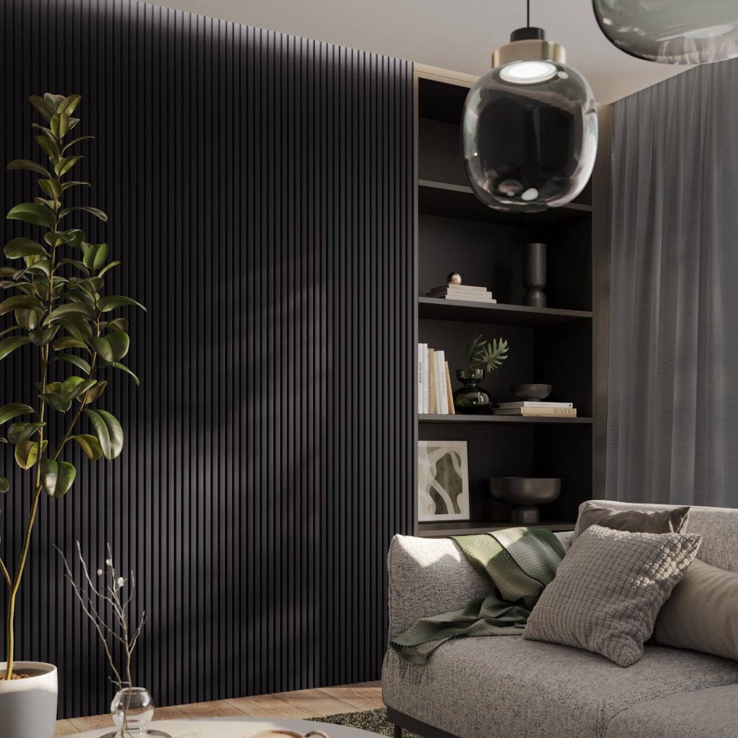 MINI-LAMELLEN - SCHWARZ MATT LAMELLEN3D