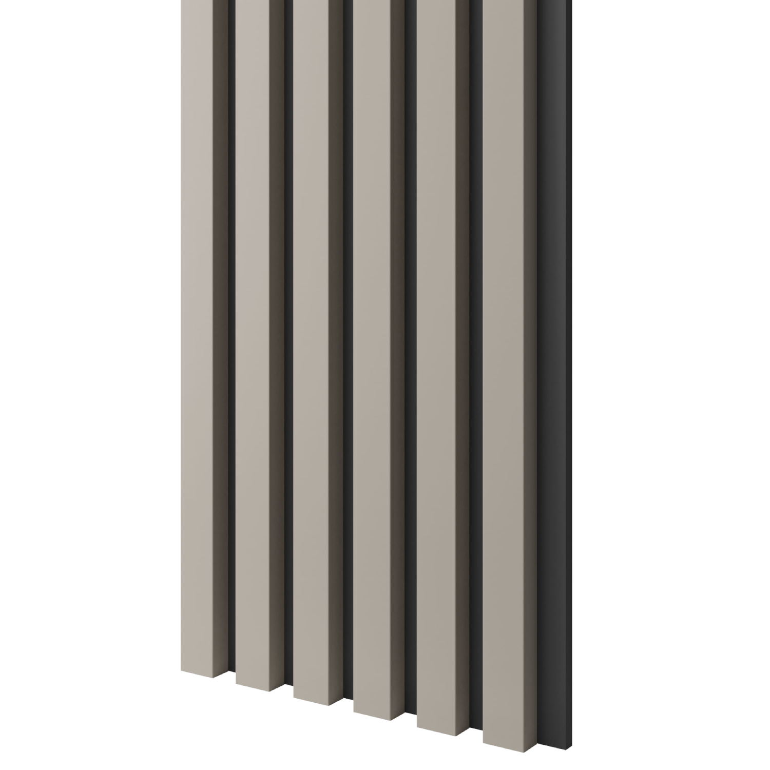 SCHMALE STREIFEN AUF MDF-PLATTE - SANDBEIGE LAMELLEN3D
