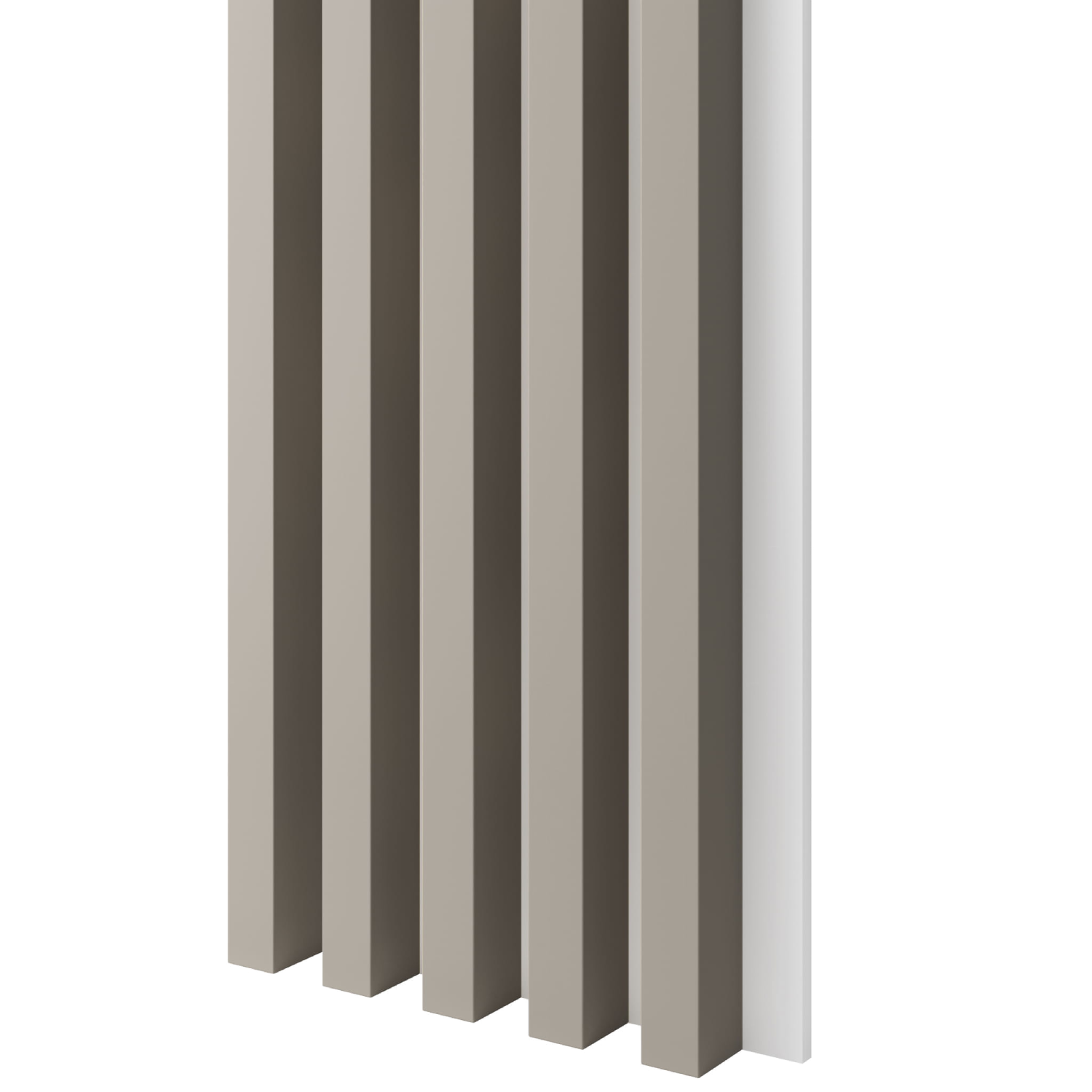 LAMELLEN AUF MDF-PLATTE - SANDBEIGE LAMELLEN3D