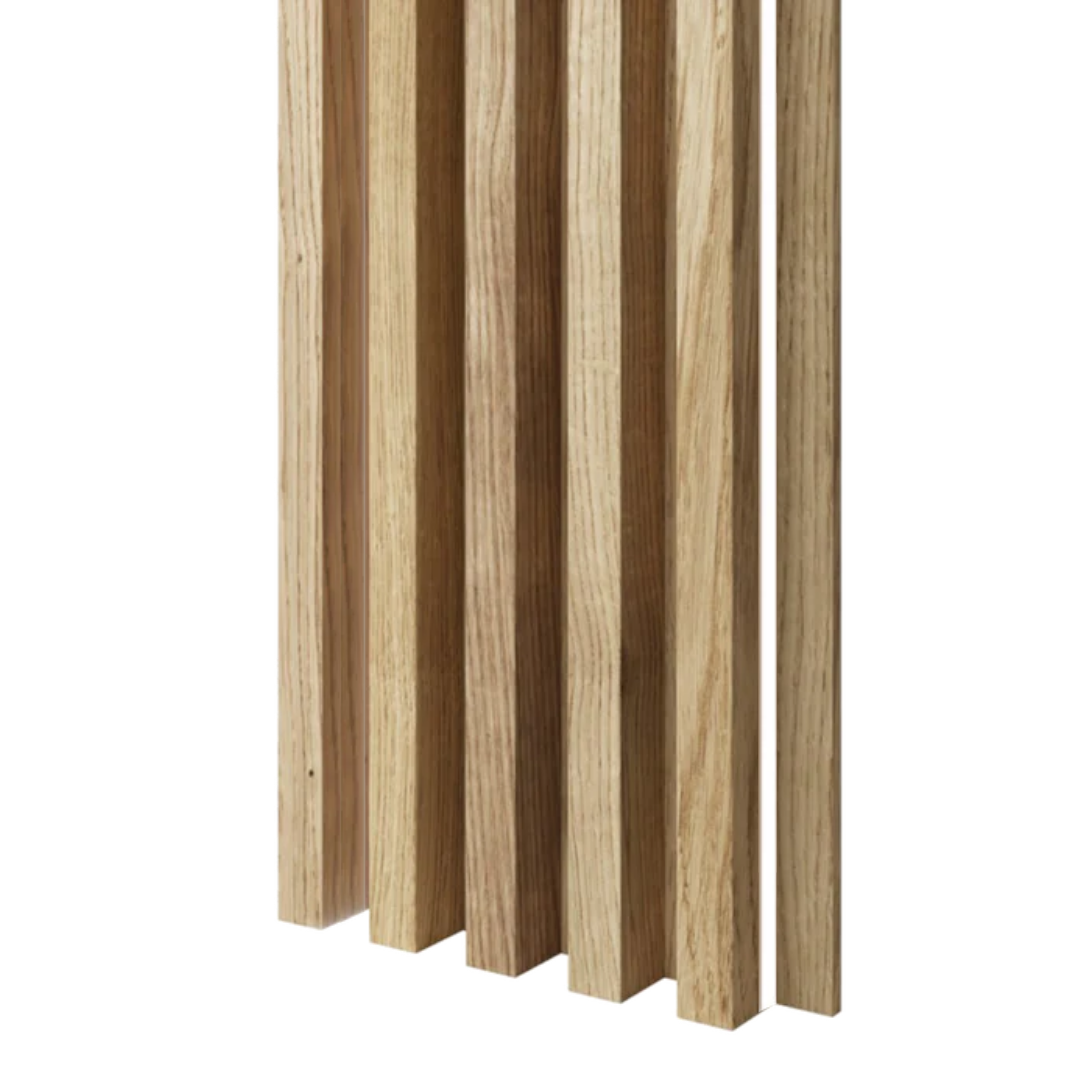 LAMELLEN LED AUF FURNIERTER MDF-PLATTE – EICHENFURNIER LAMELLEN3D