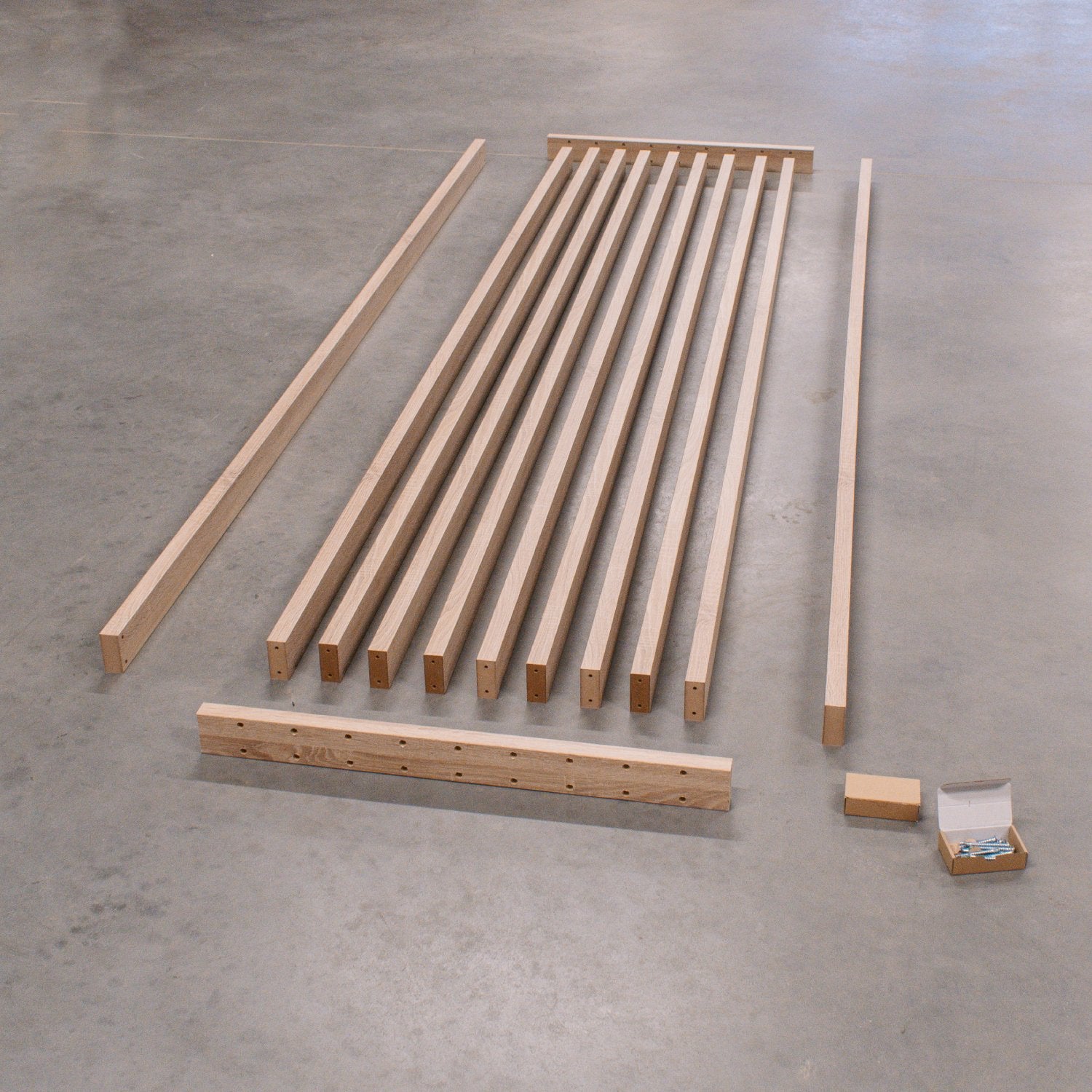 LAMELLENWAND - FERTIGSET - SONOMA EICHE - LAMELLEN3D