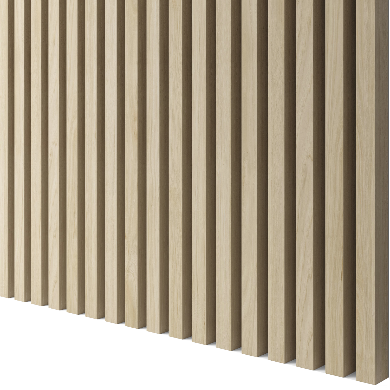 LAMELLEN3D WANDLAMELLEN - GEBLEICHTE EICHE