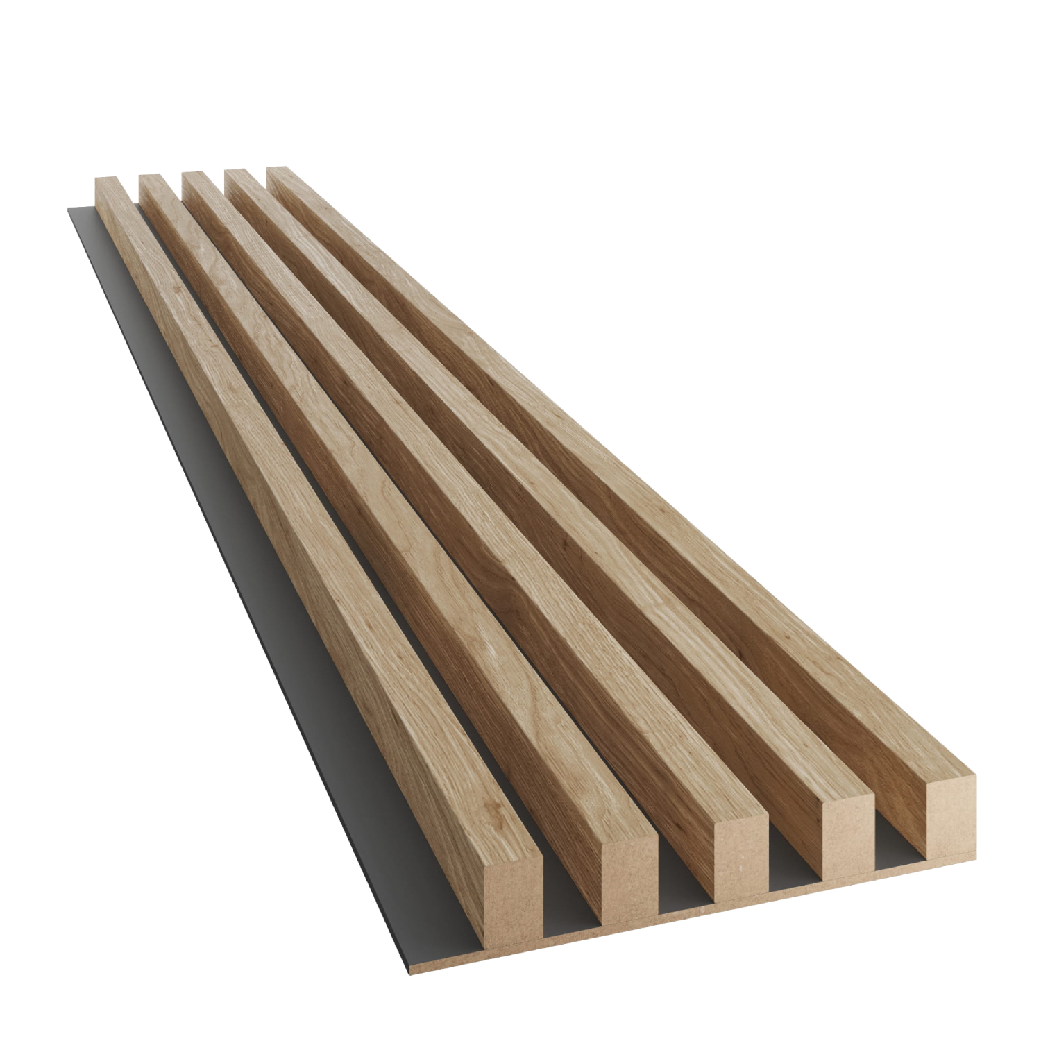 LAMELLEN AUF MDF-PLATTE - NATUREICHE LAMELLEN3D