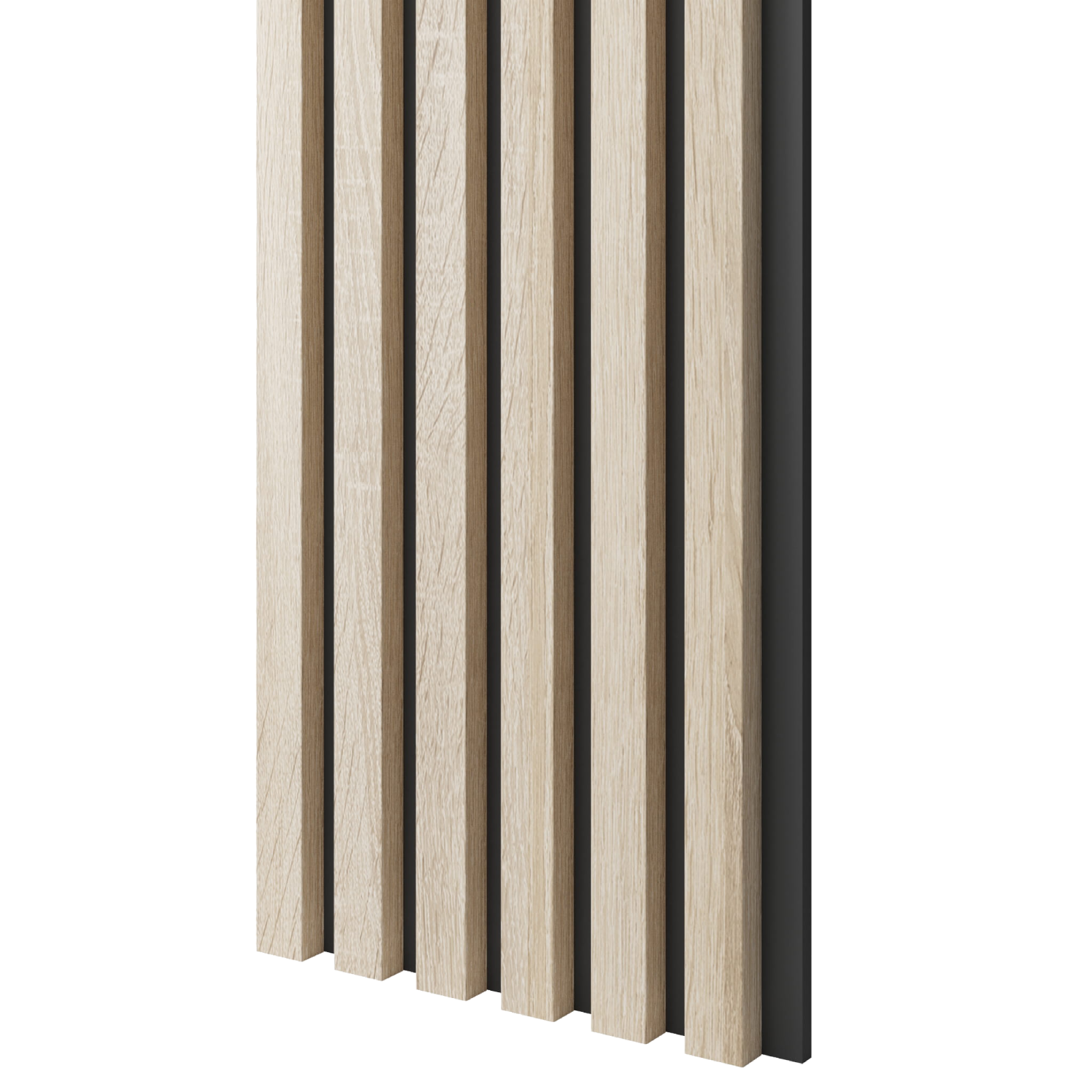 SCHLANKE LAMELLEN AUF MDF-PLATTE - SONOMA EICHE LAMELLEN3D - der Defekt