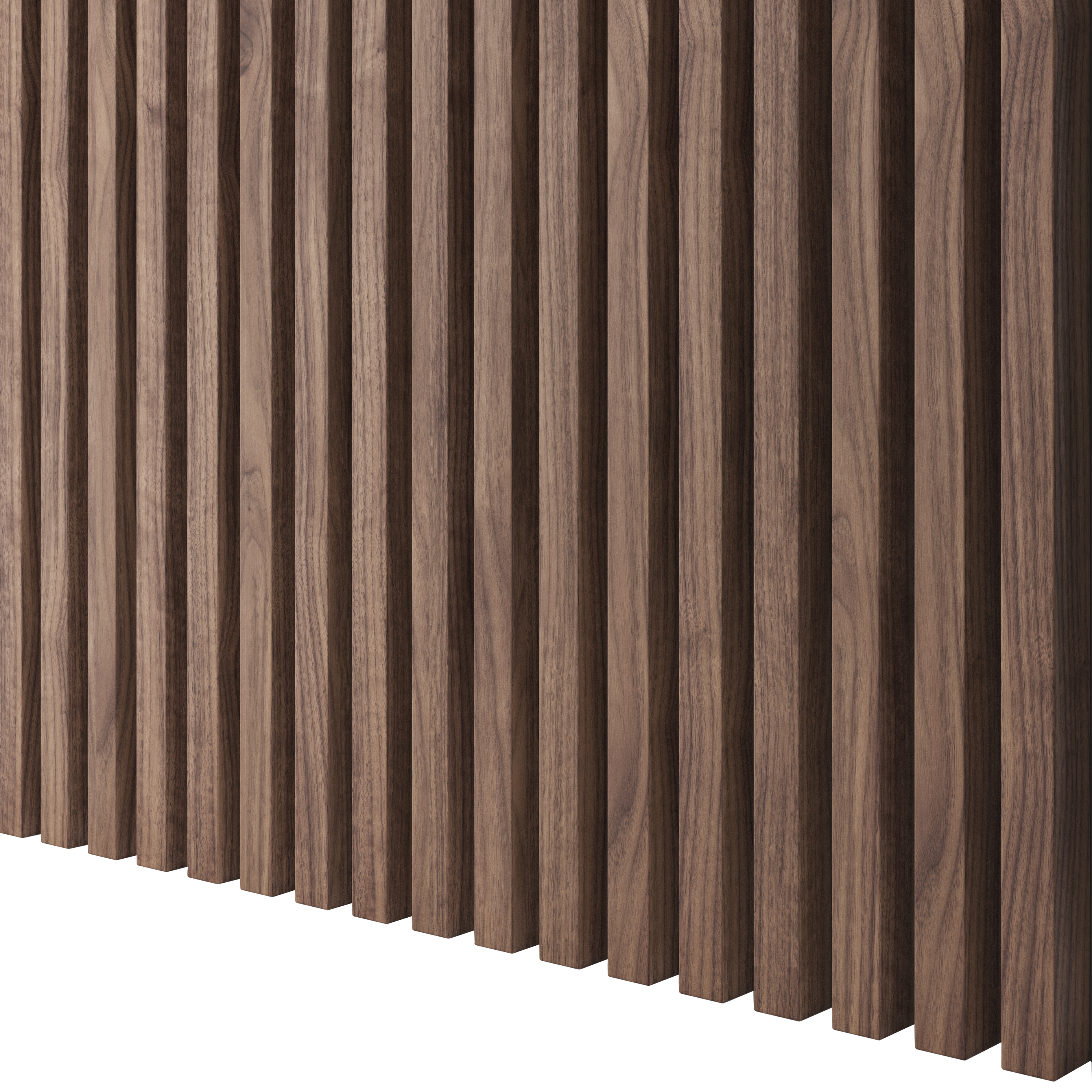 LAMELLEN3D WANDLAMELLEN – AMERIKANISCHES NUSSBAUM-FURNIER