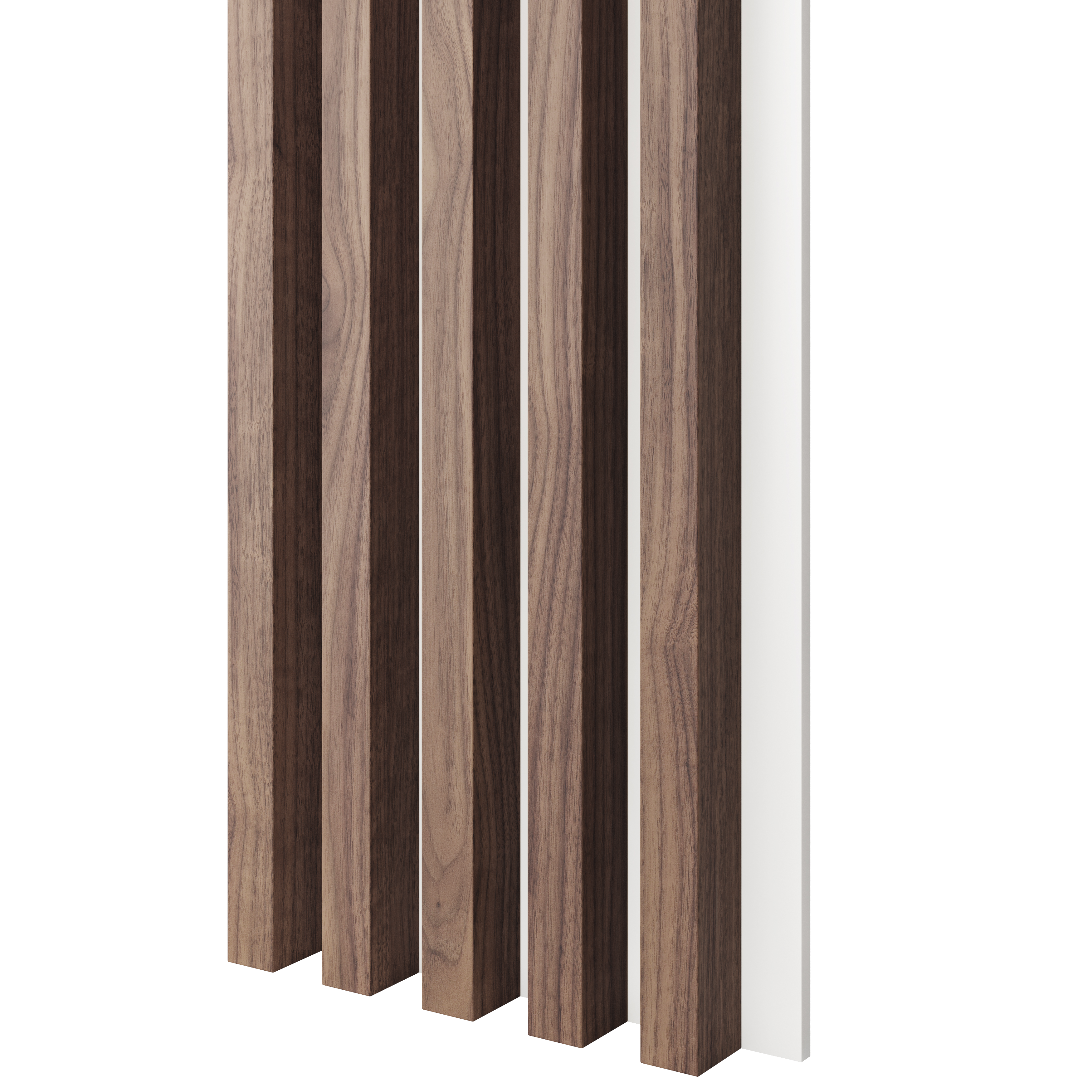 LAMELLEN AUF MDF-PLATTE - AMERIKANISCHES NUSSBAUMFURNIER LAMELLEN3D