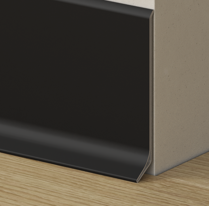 ALUMINIUM SOCKELLEISTEN - GRAFITE - 275 CM - LAMELLEN3D