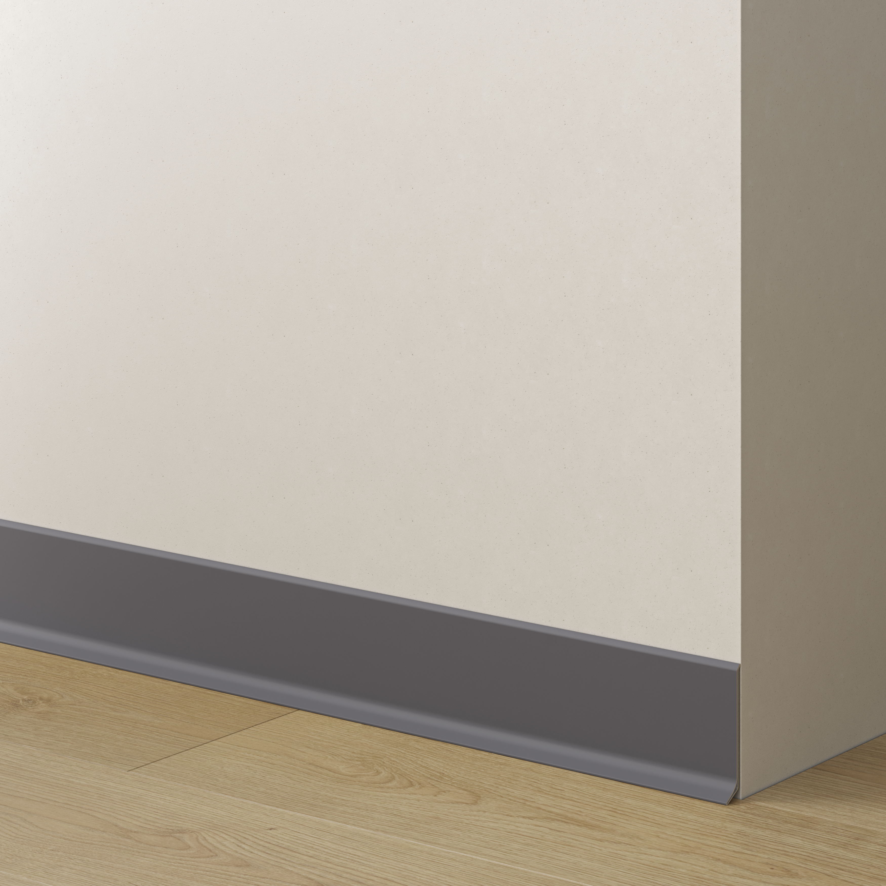 ALUMINIUM SOCKELLEISTEN - GRAFITE - 275 CM - LAMELLEN3D