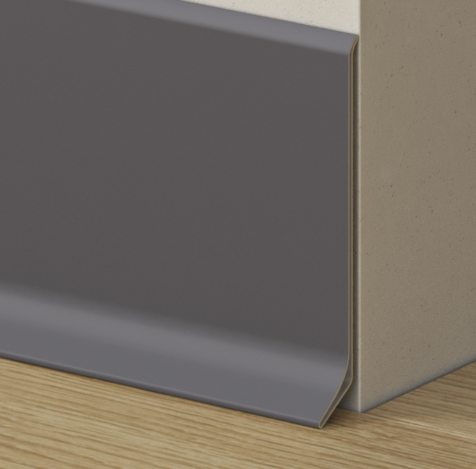 ALUMINIUM SOCKELLEISTEN - GRAFITE - 275 CM - LAMELLEN3D