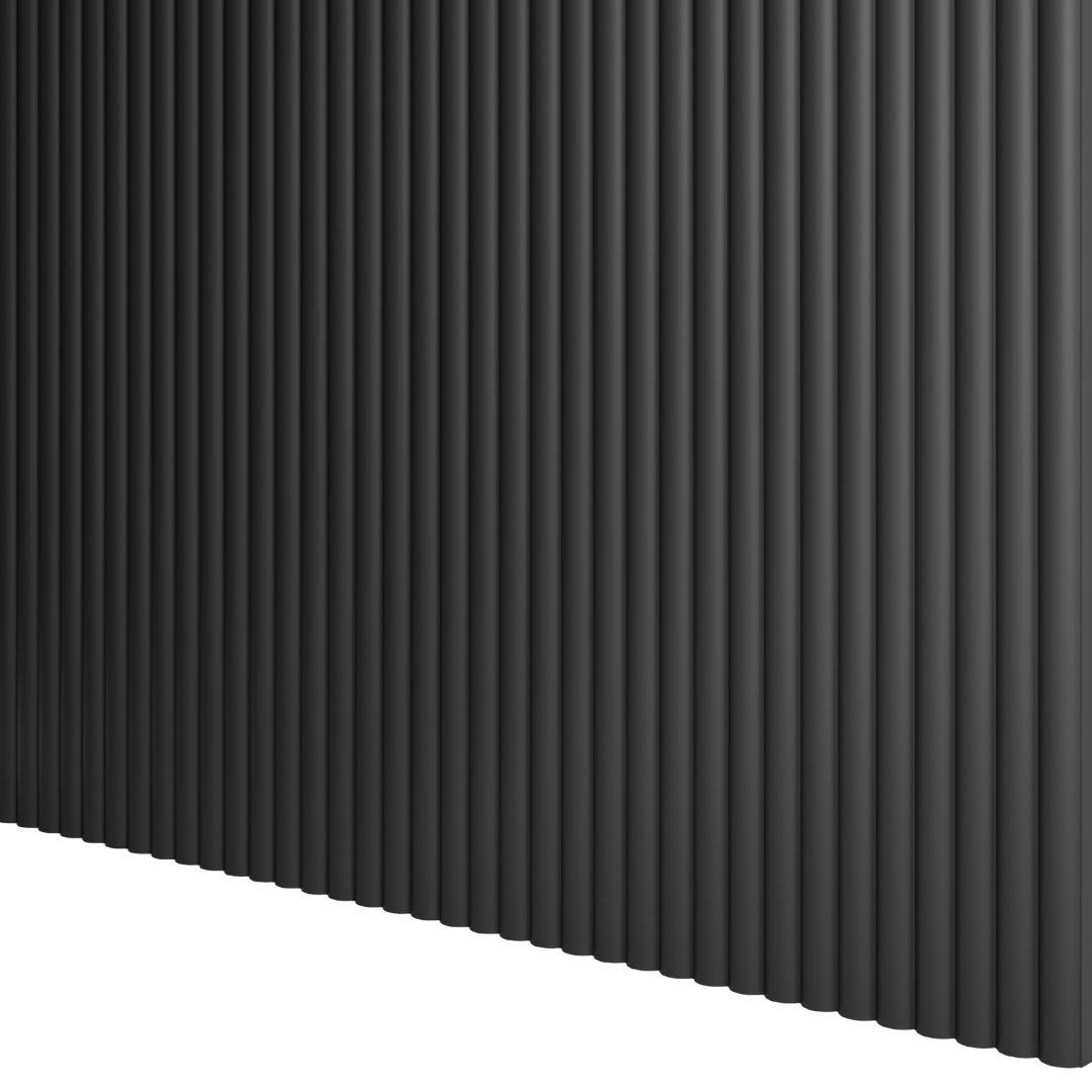MIKROLAMELLEN VÅG - SCHWARZ MATT - LAMELLEN3D