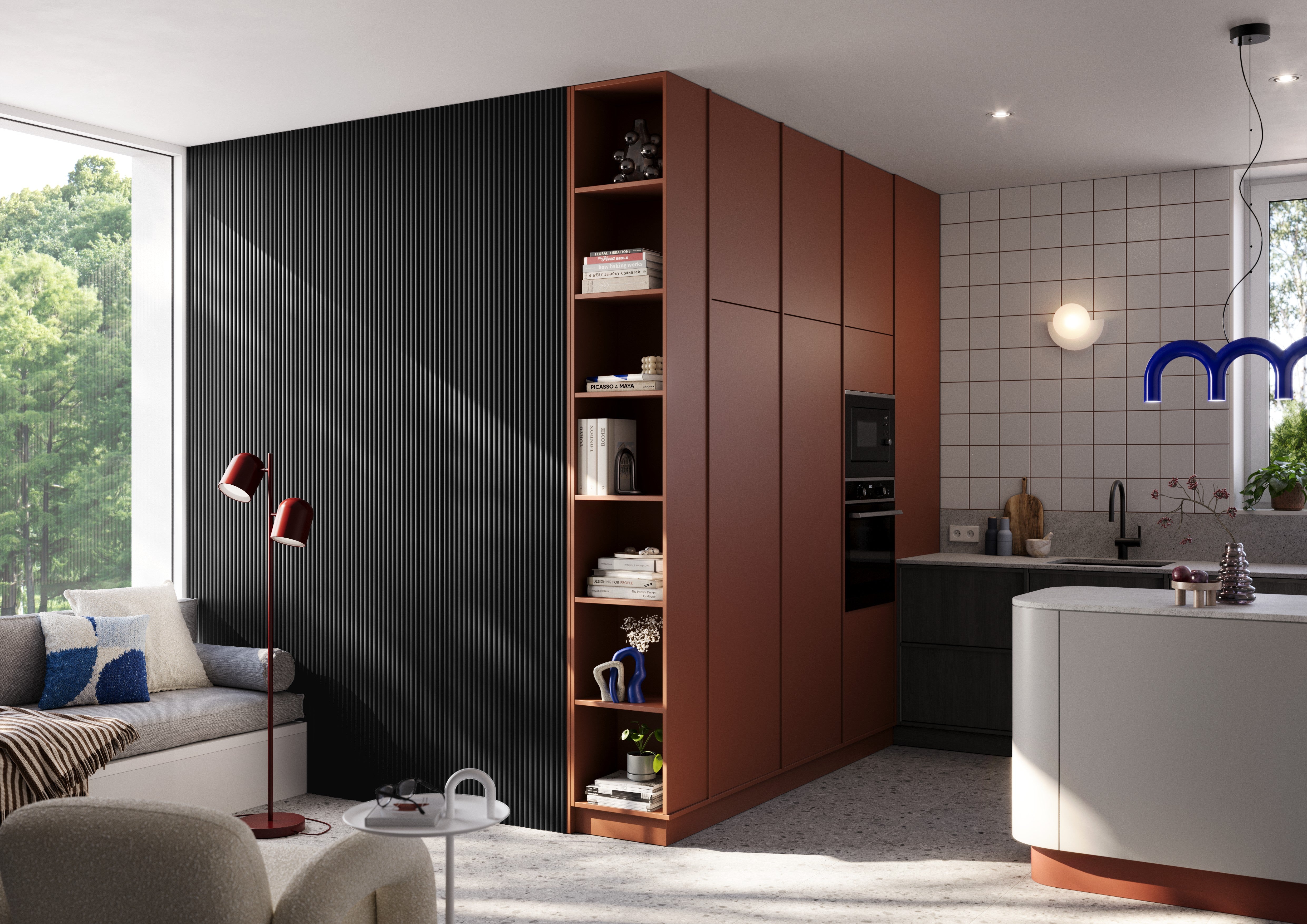 MIKROLAMELLEN VÅG - SCHWARZ MATT - LAMELLEN3D