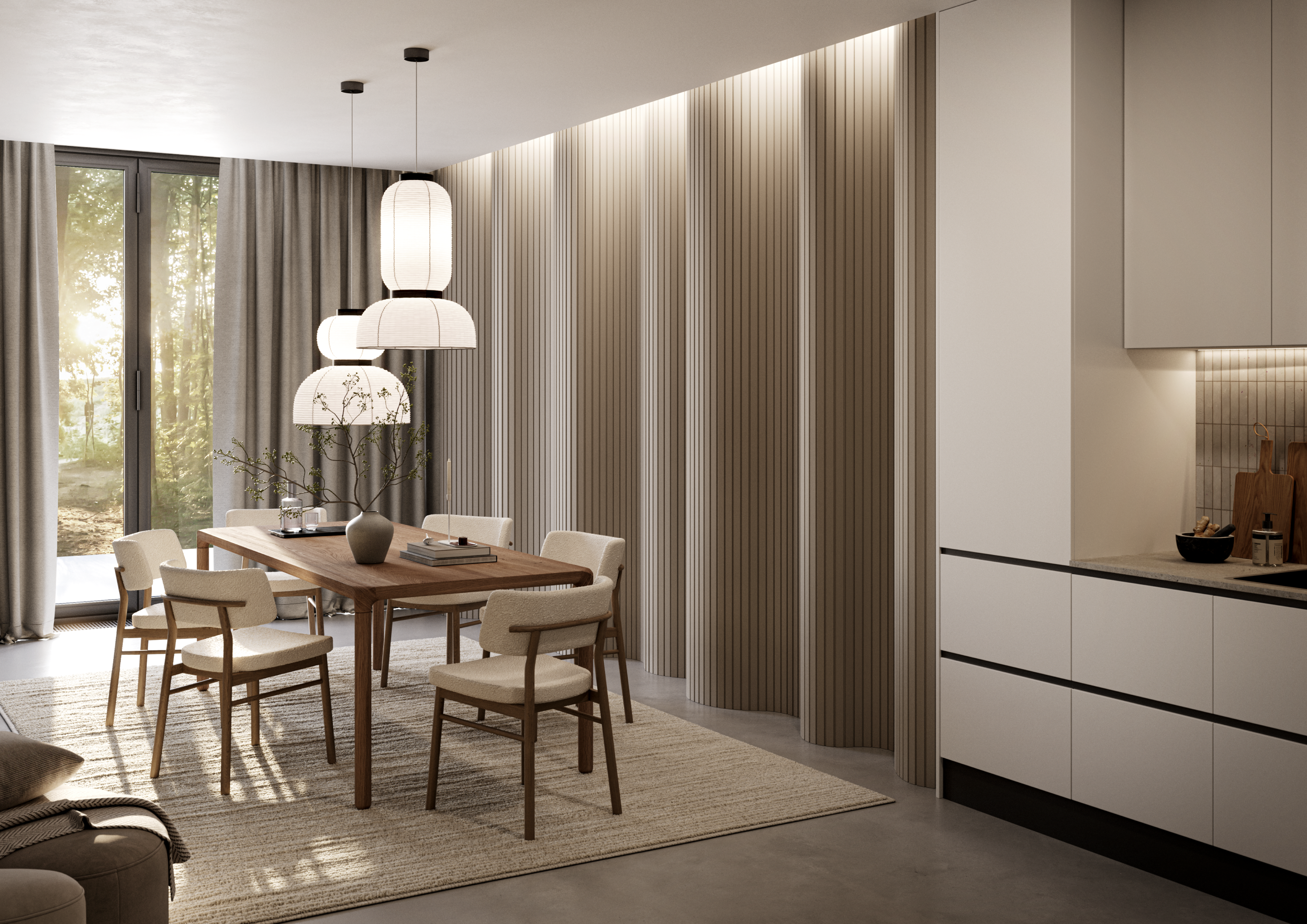 PUZZLE LAMELLEN - SANDBEIGE LAMELLEN3D