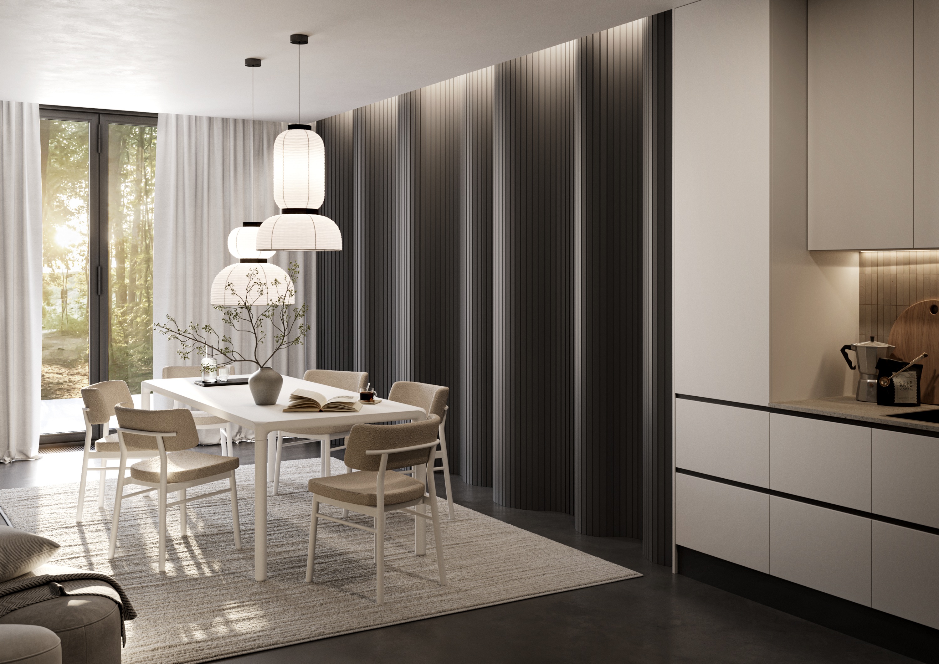 PUZZLE-LAMINE - SCHWARZ LAMELLEN3D