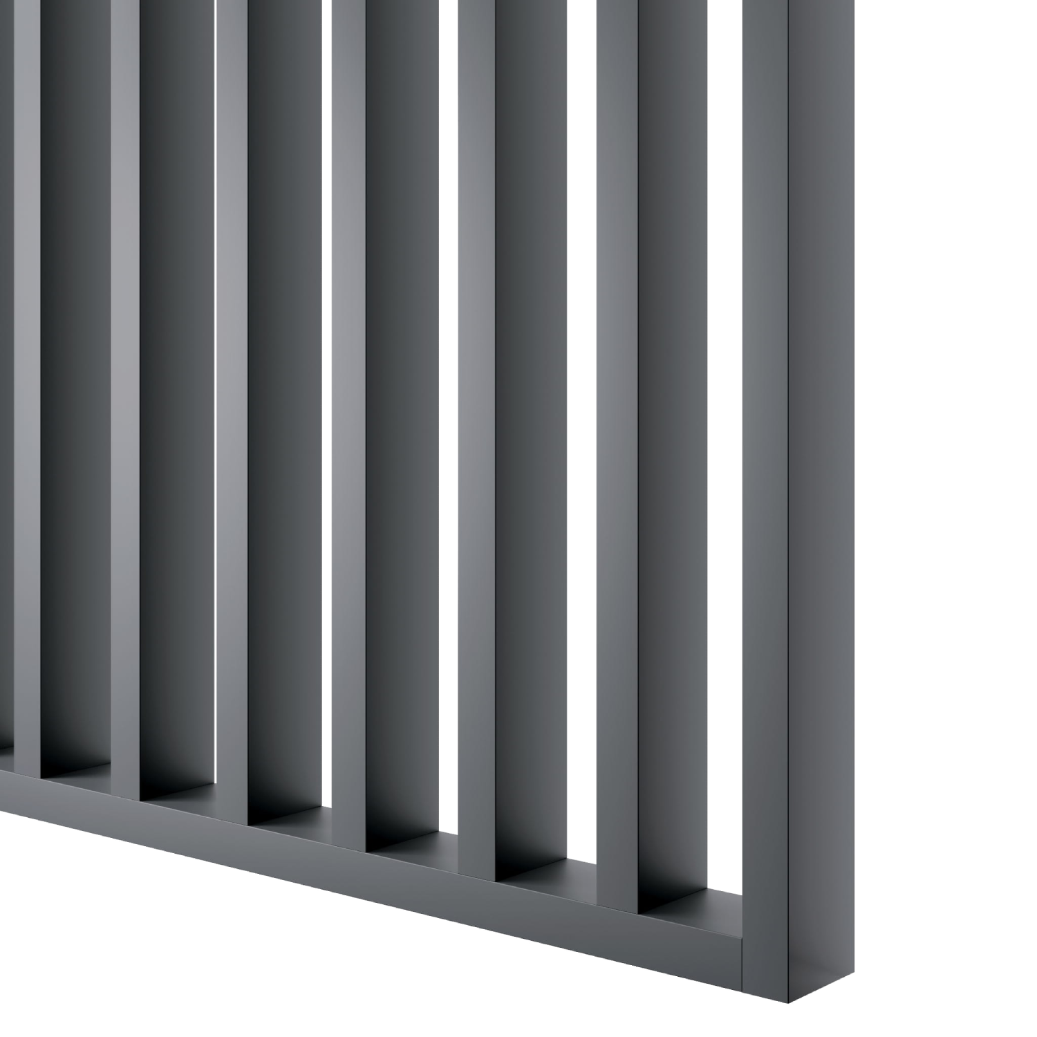LAMELLENWAND - FERTIGSET - GRAPHIT - LAMELE3D