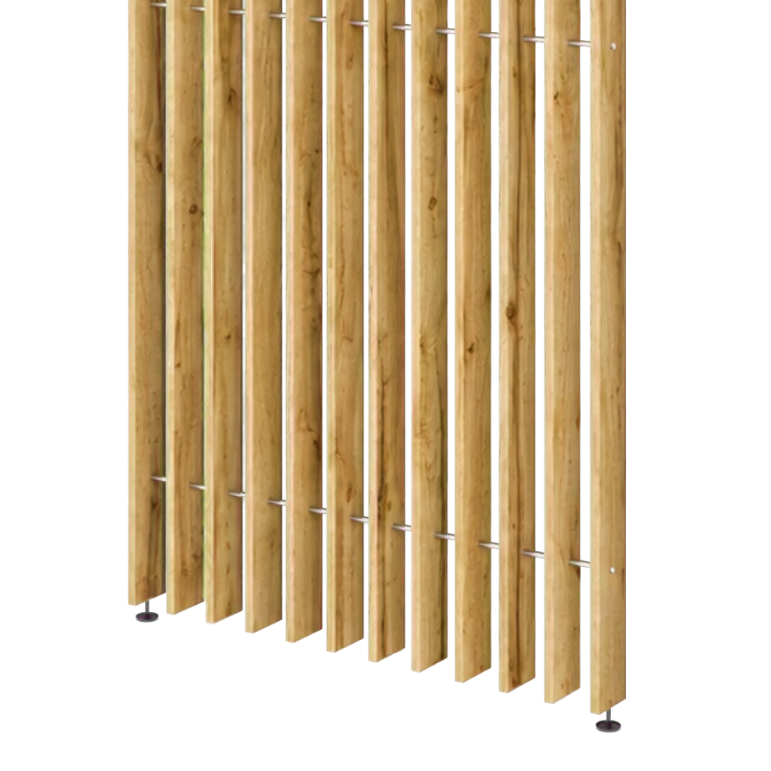 WAND JAPANDI - Europäische Eiche CPL - LAMELE3D
