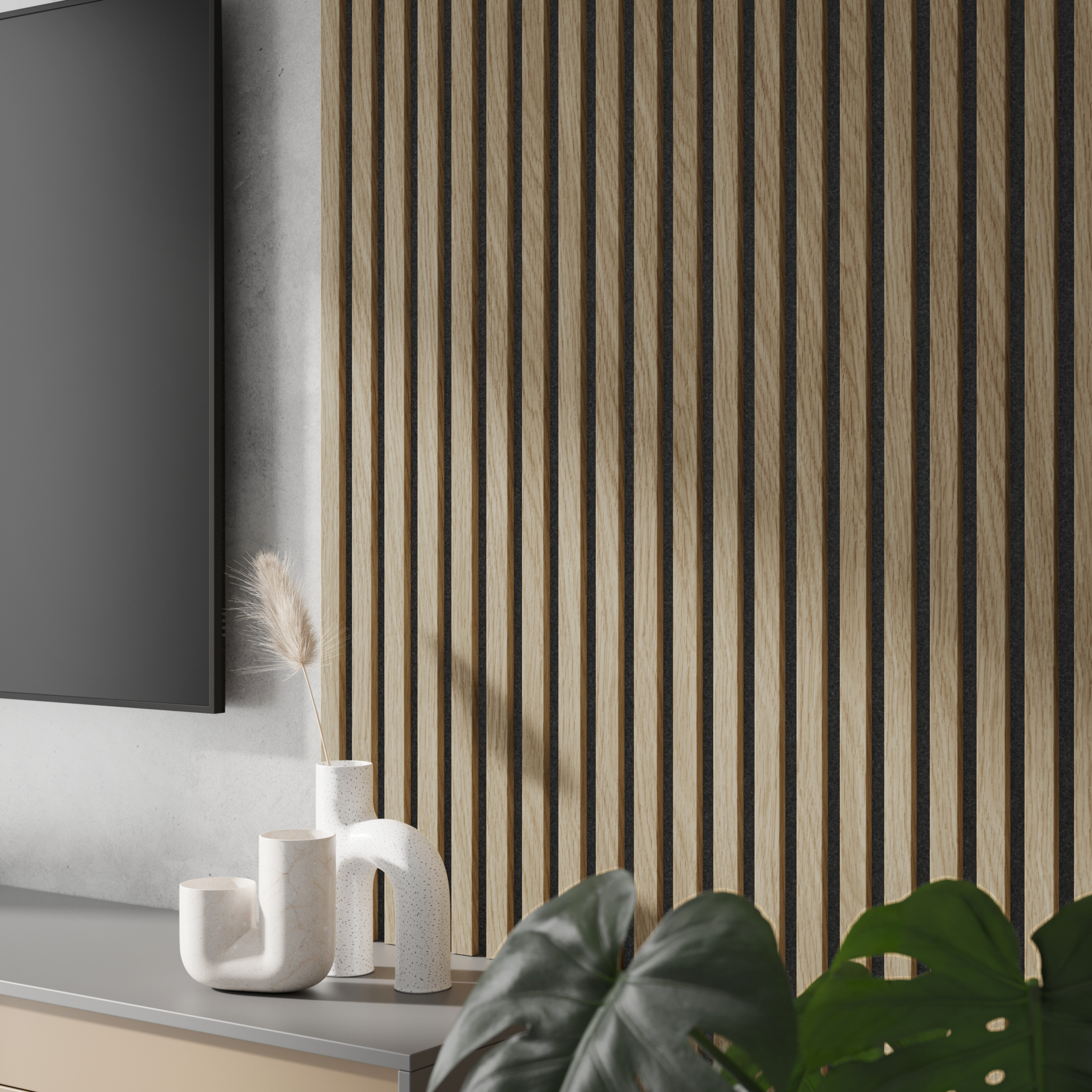 LAMELLE AUF FILZ - EUROPÄISCHE EICHE CPL - LAMELLEN3D