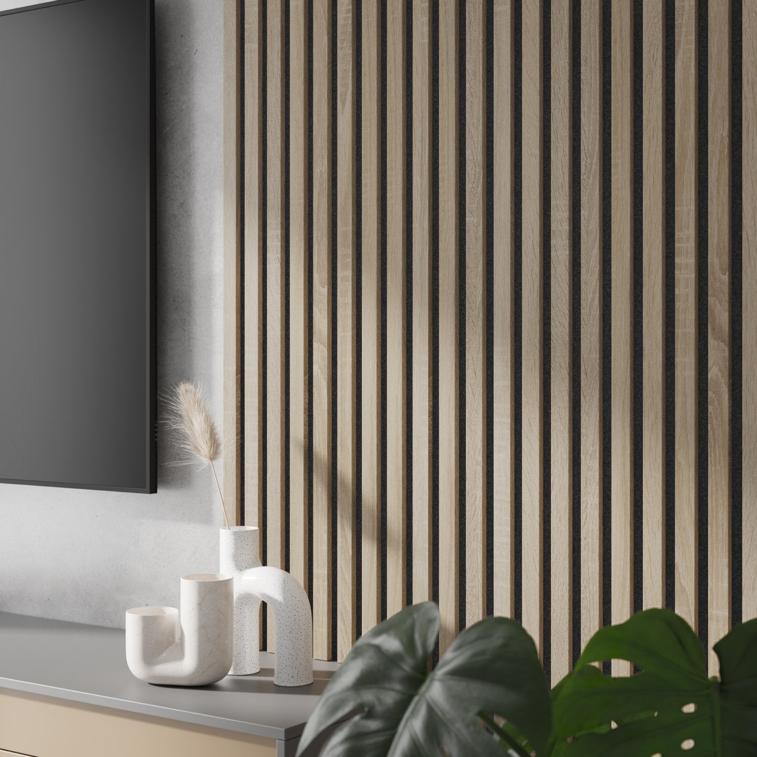 LAMELLE AUF FILZ - SONOMA EICHE - LAMELLEN3D