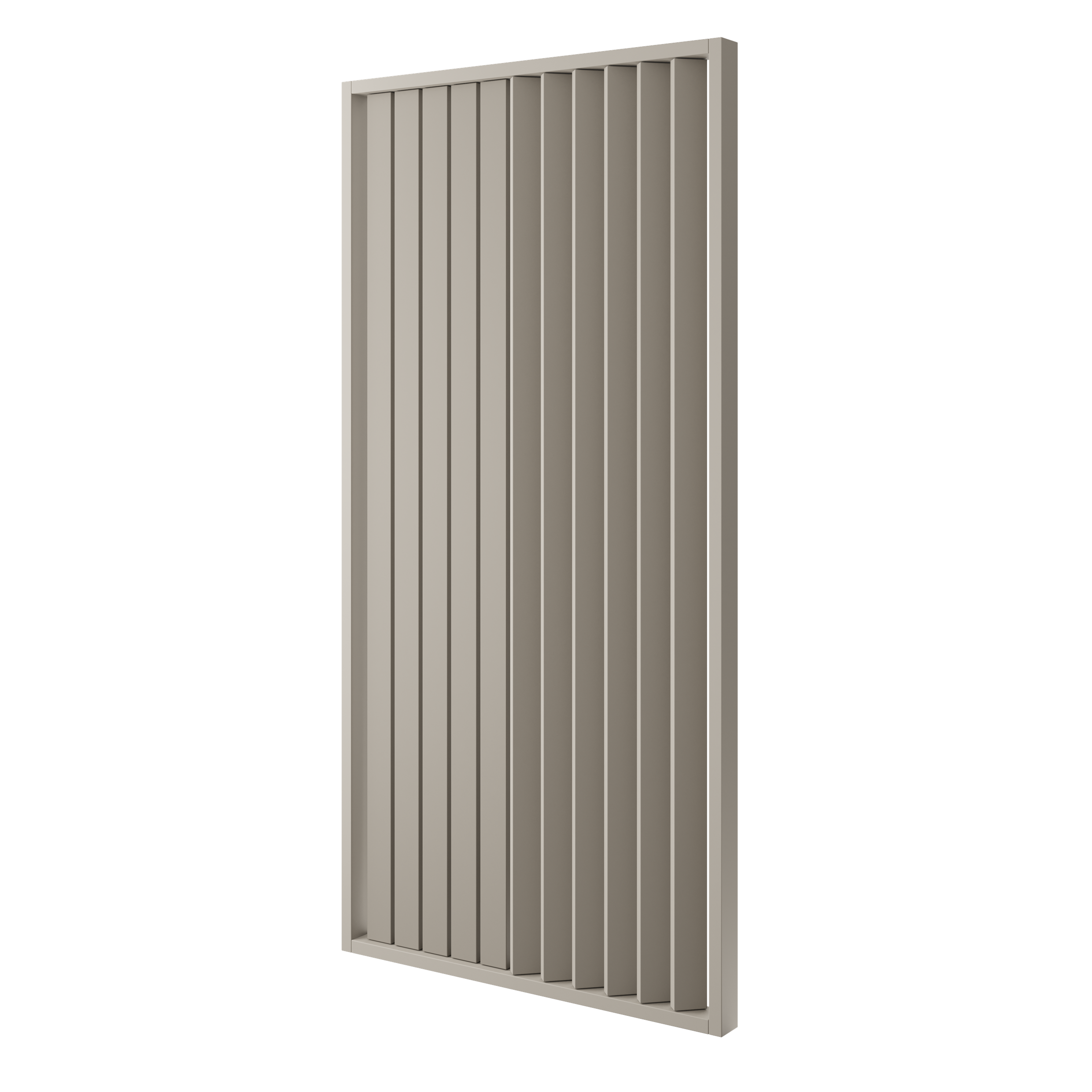 LAMELLENWAND - FERTIGSET - SANDBEIGE - LAMELLEN3D