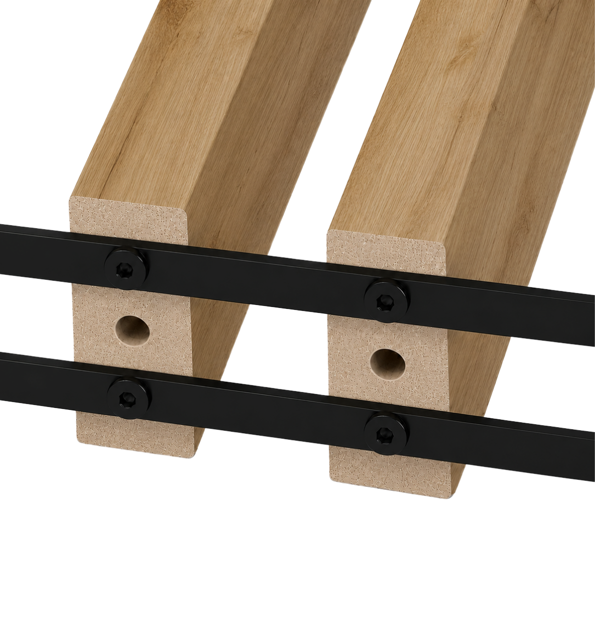 LAMELLENWAND - FERTIGSET - WOTAN-EICHE – DREHBAR MIT MECHANISMUS - LAMELLEN3D