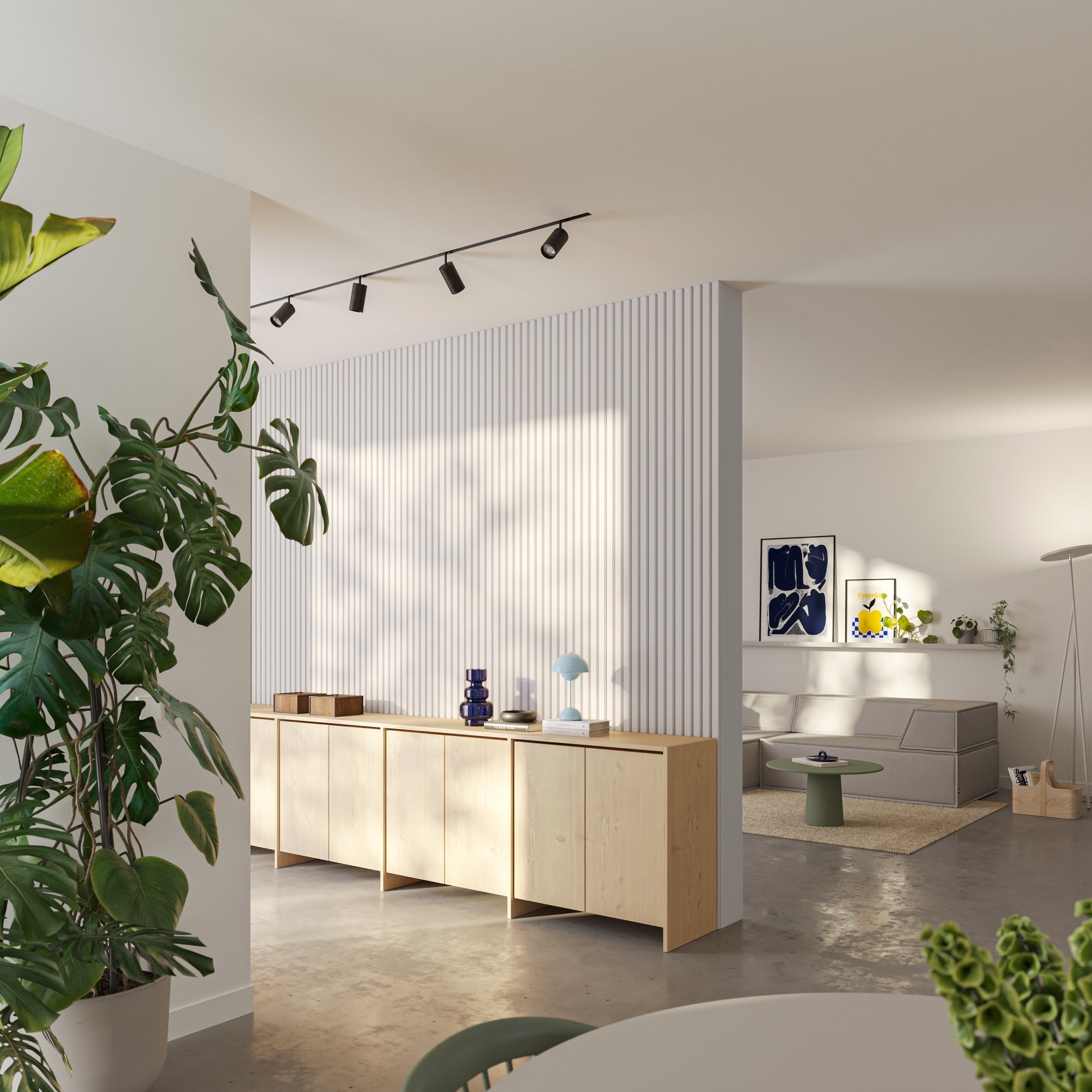 LAMELLEN3D SCHLANKE LAMELLEN - WEISS MATT