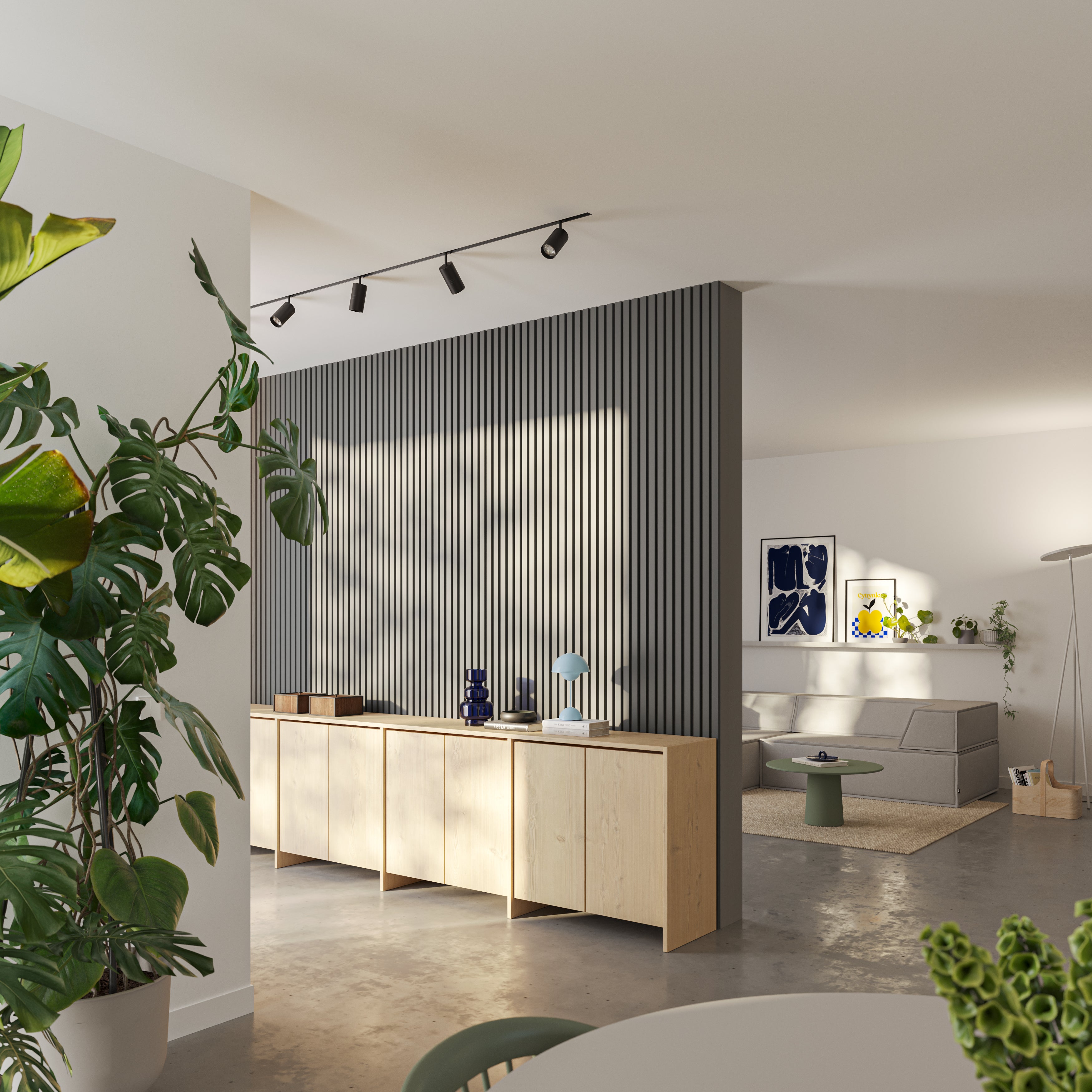 LAMELLEN3D SCHLANKE LAMELLEN - GRAPHIT MATT