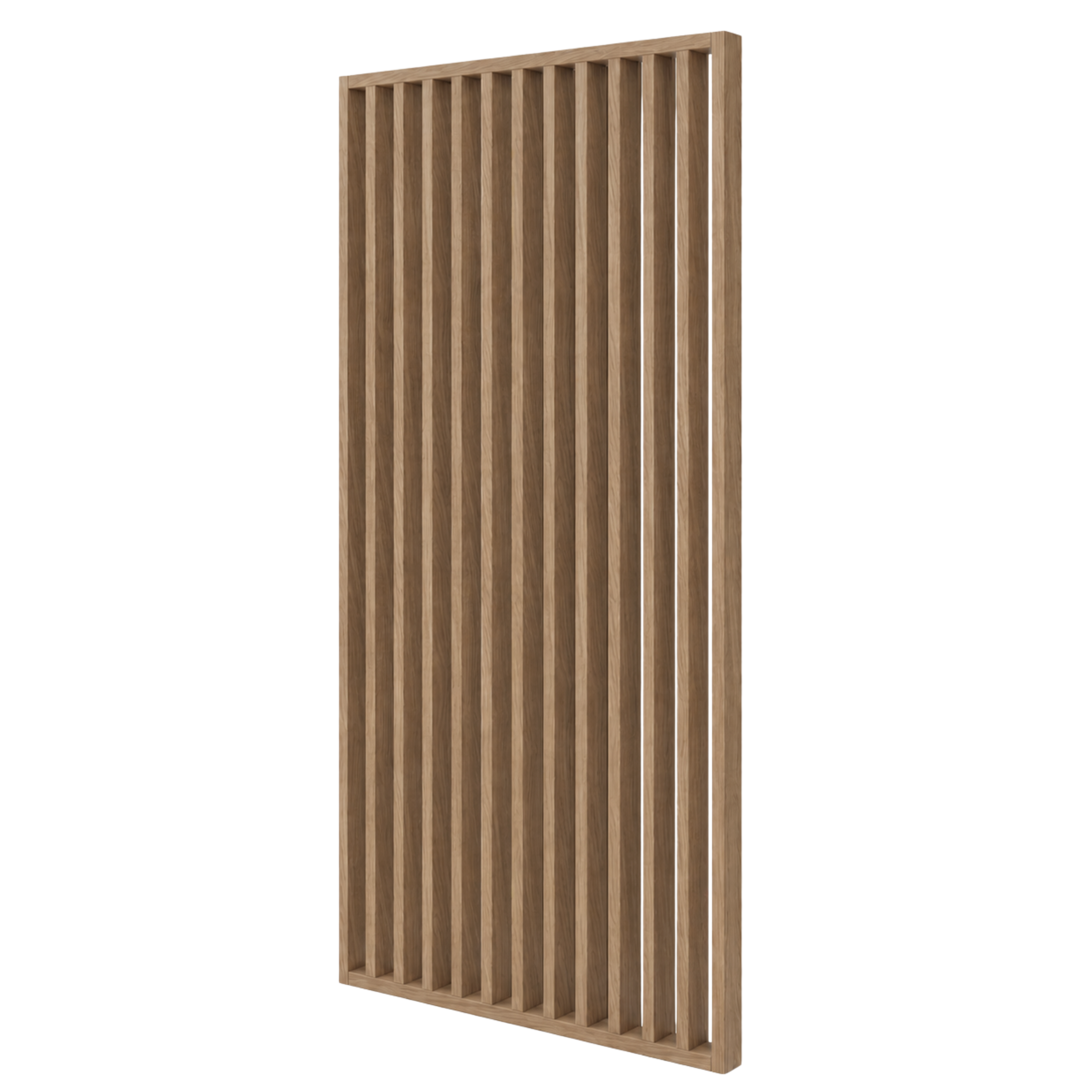 LAMELLENWAND - FERTIGSET - Eiche Calessia Braun CPL - LAMELLEN3D