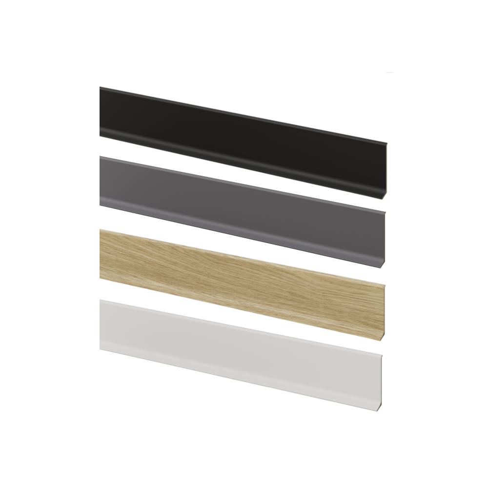 MUSTERBUCH ALUMINIUM SOCKELLEISTEN LAMELLEN3D