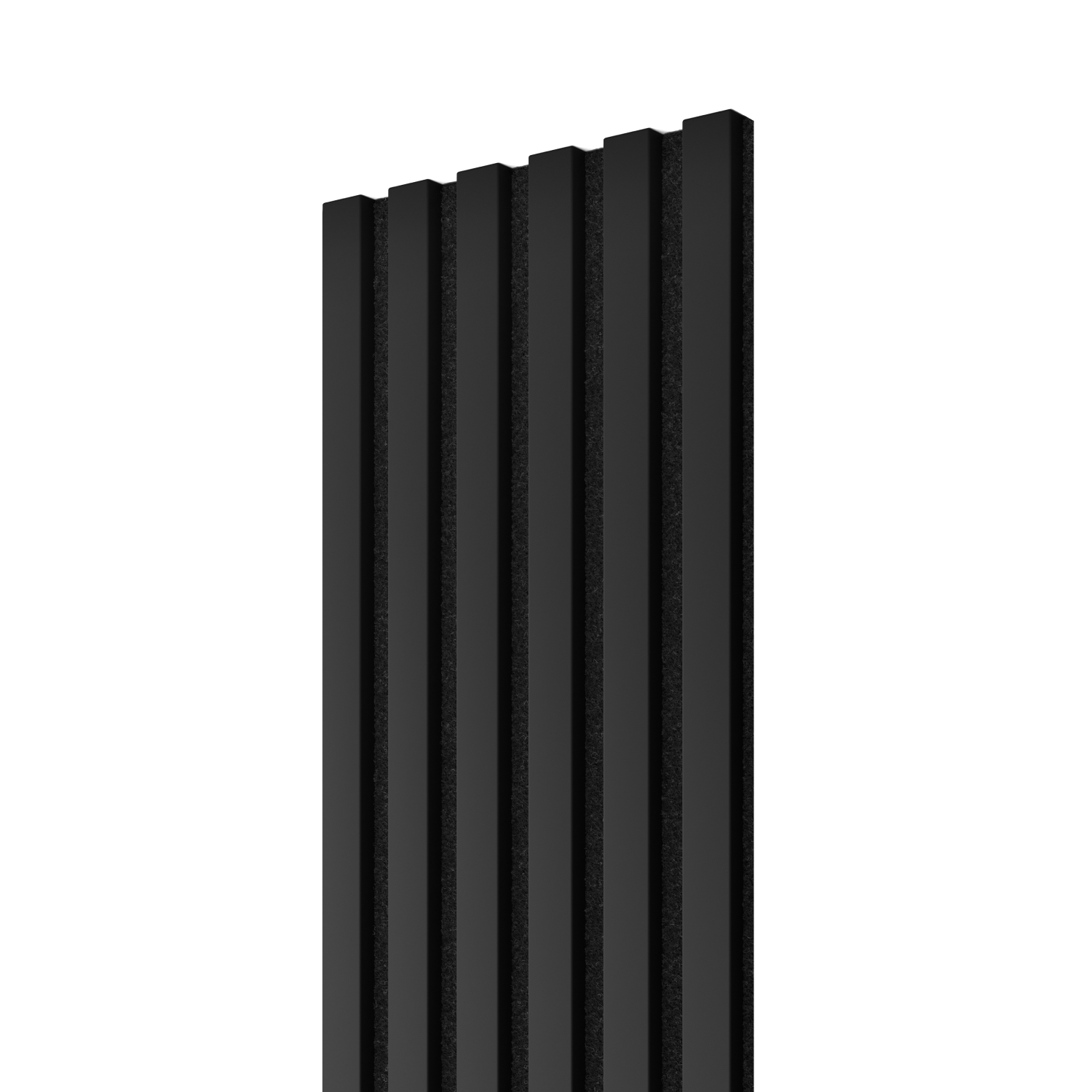 LAMELLE AUF FILZ - SCHWARZ MATT - LAMELLEN3D