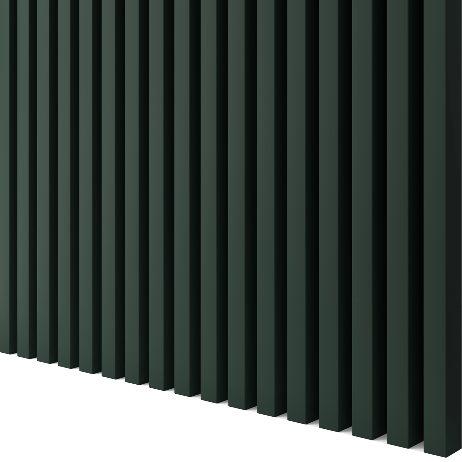 LAMELLEN3D WANDLAMELLEN - FLASCHENGRÜN