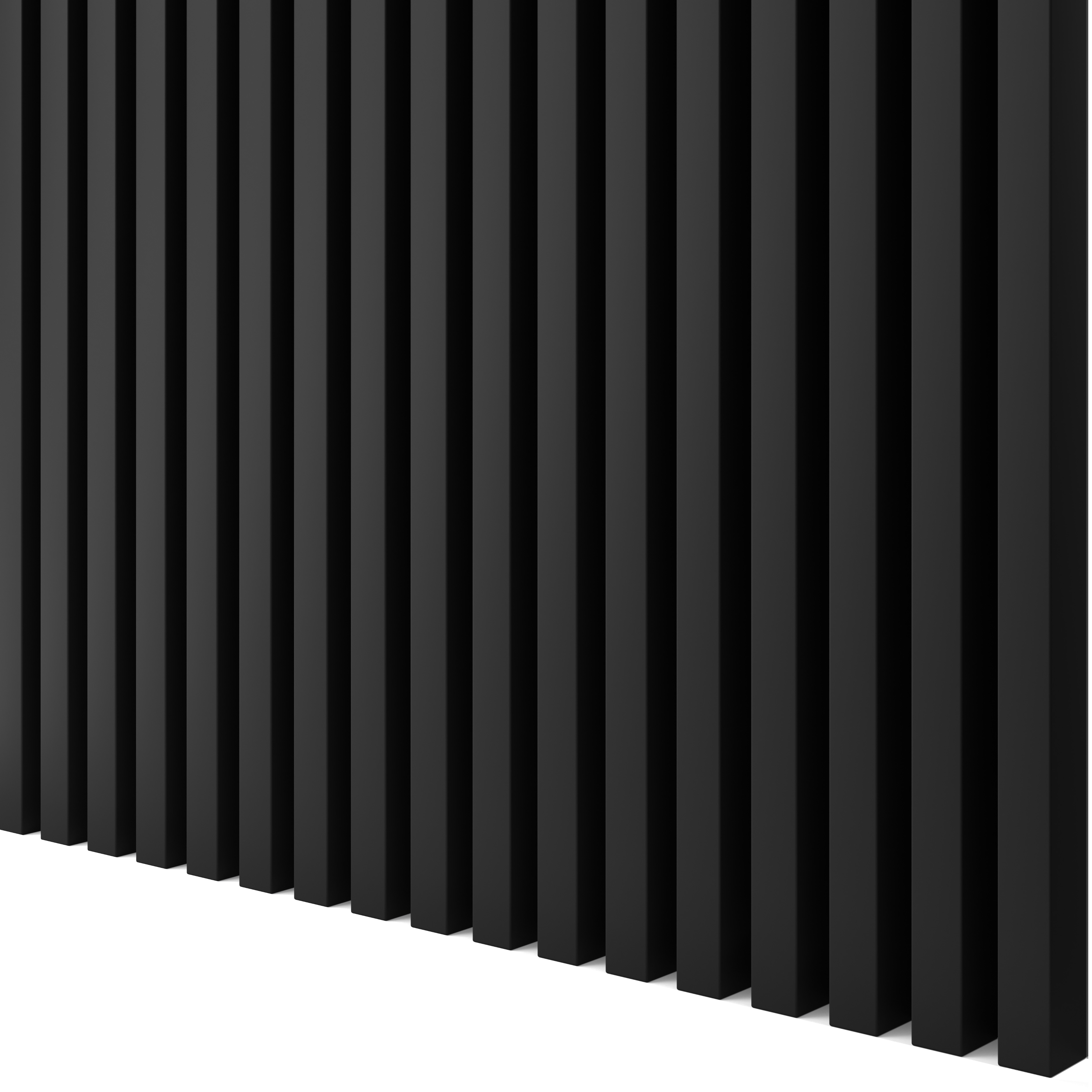 LAMELLEN3D WANDLAMELLEN - SCHWARZ MATT