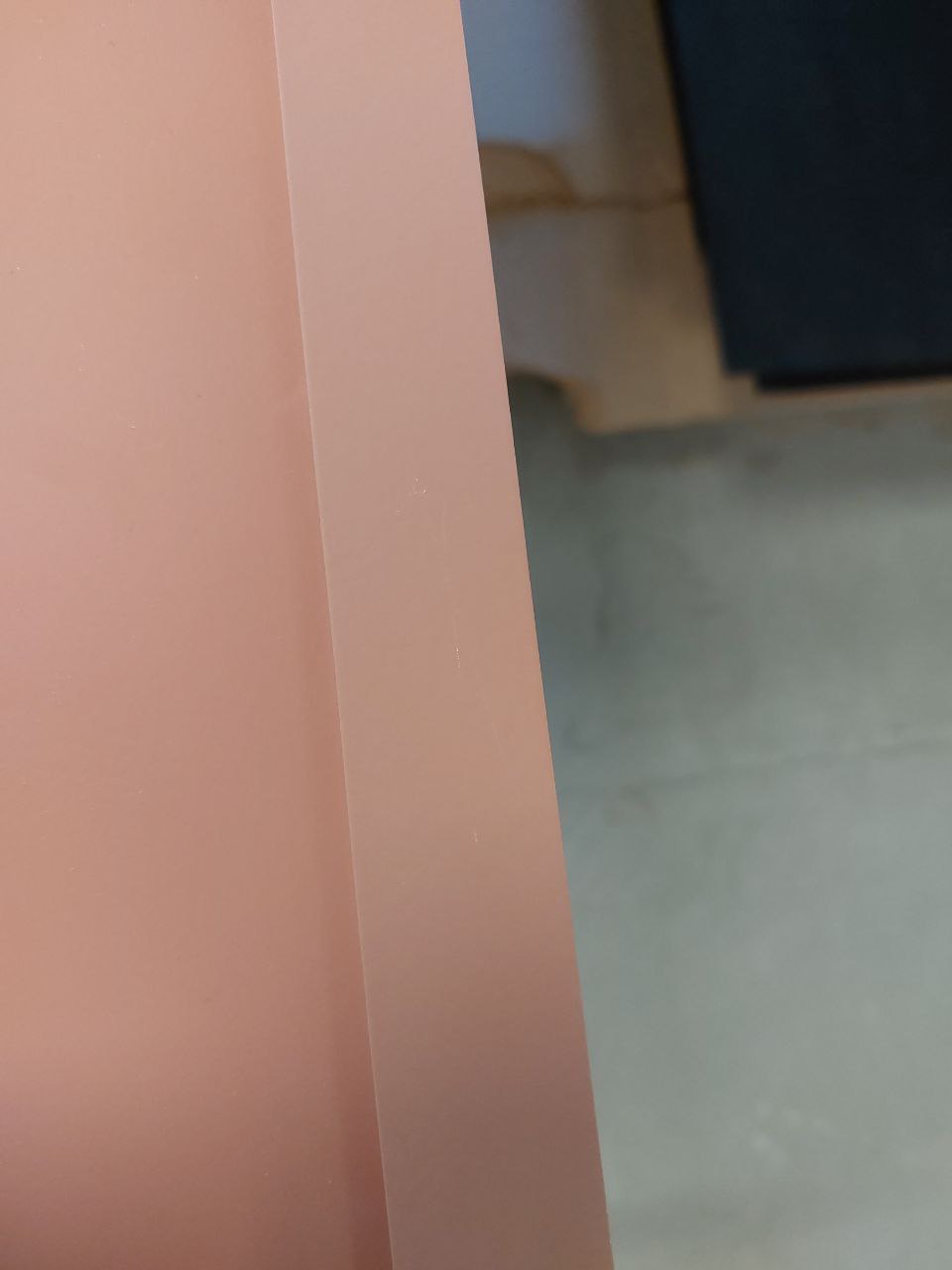 Japandi-Paneel - Mocha Mousse LAMELLEN3D - der Defekt