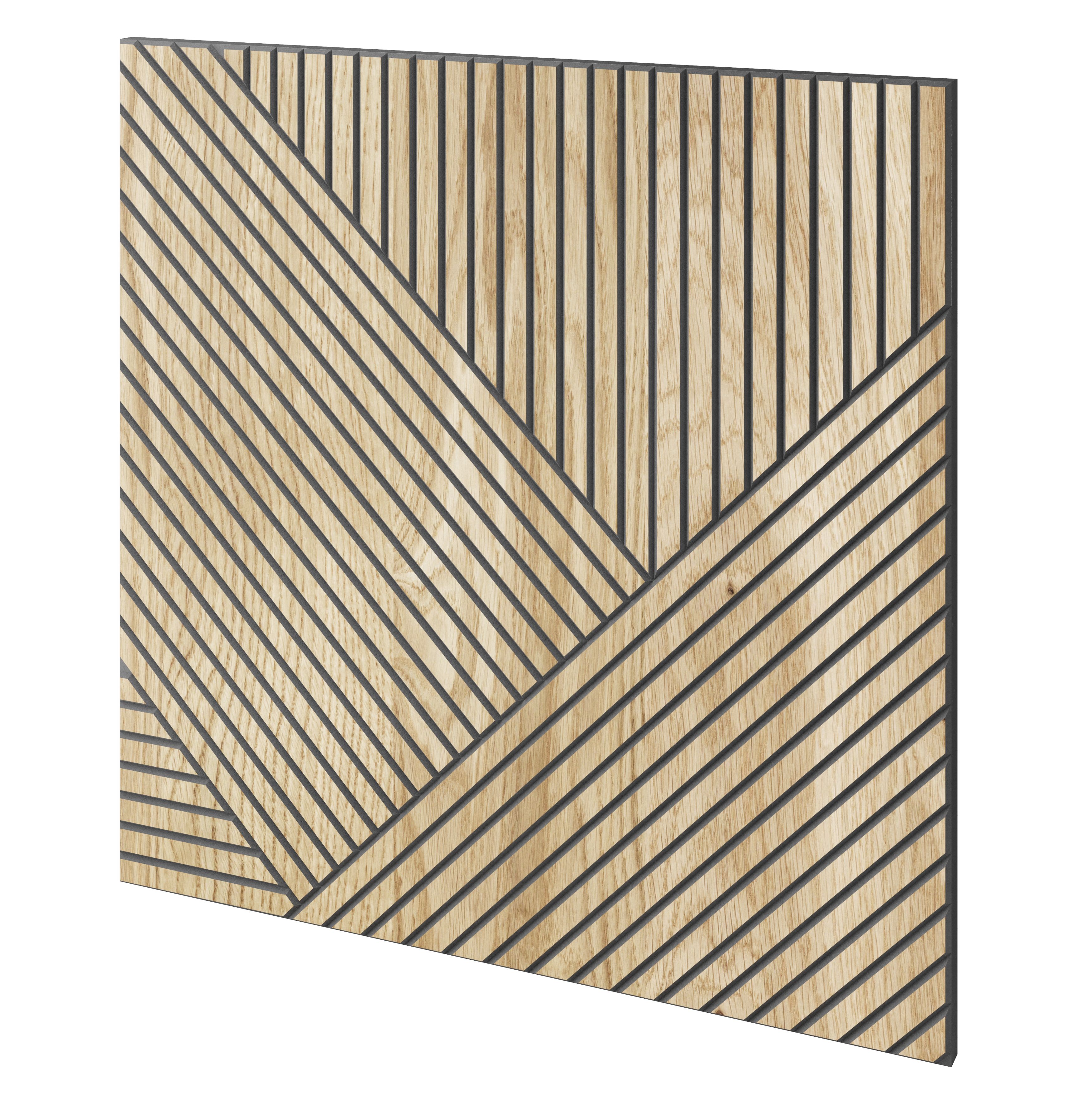 GEFRÄSTES PANEEL - GRANADA - LAMELLEN3D