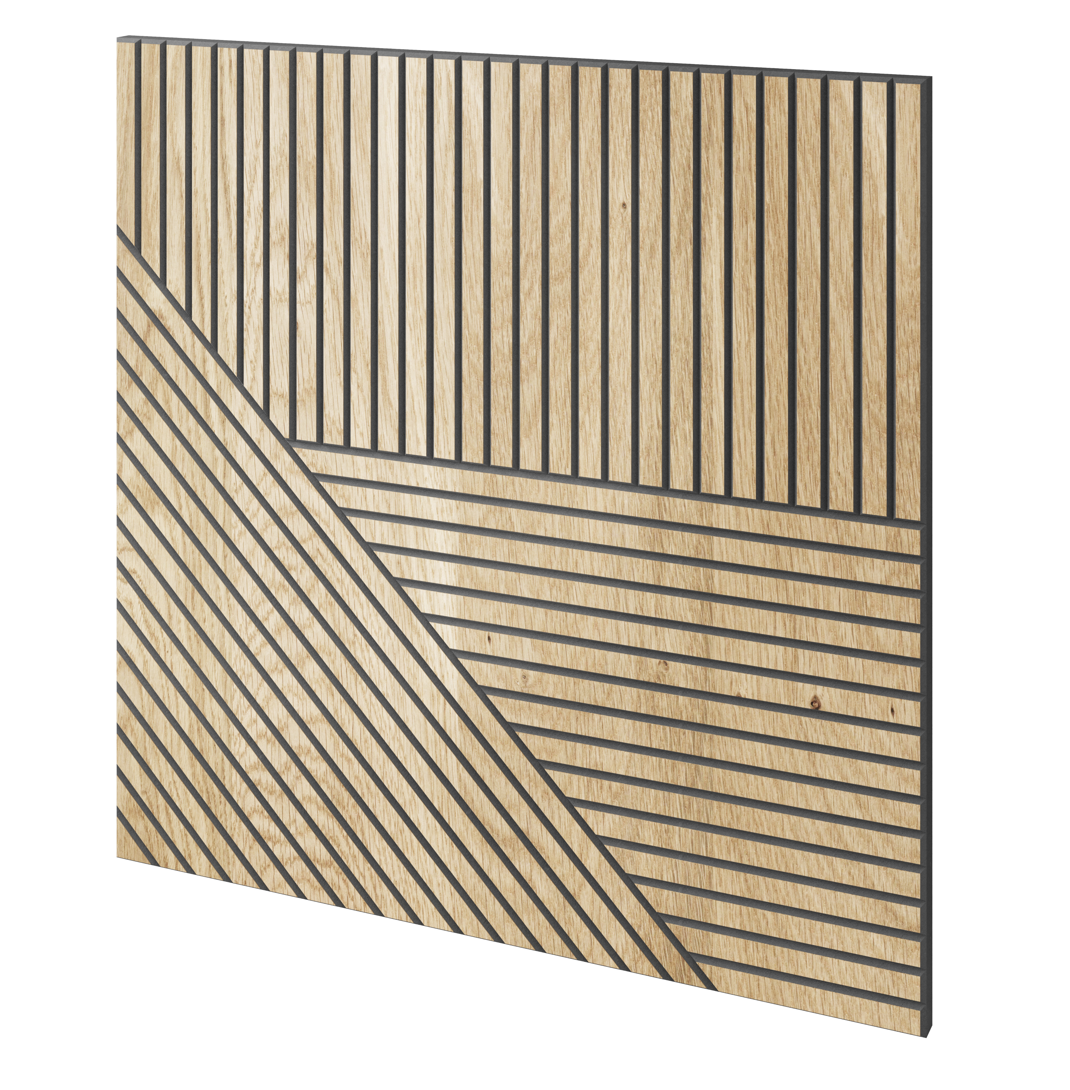 GEFRÄSTES PANEEL - TOLEDO - LAMELLEN3D