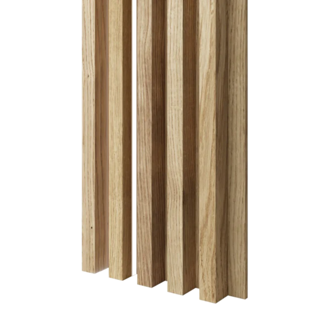LAMELLEN LED AUF FURNIERTER MDF-PLATTE – EICHENFURNIER LAMELLEN3D