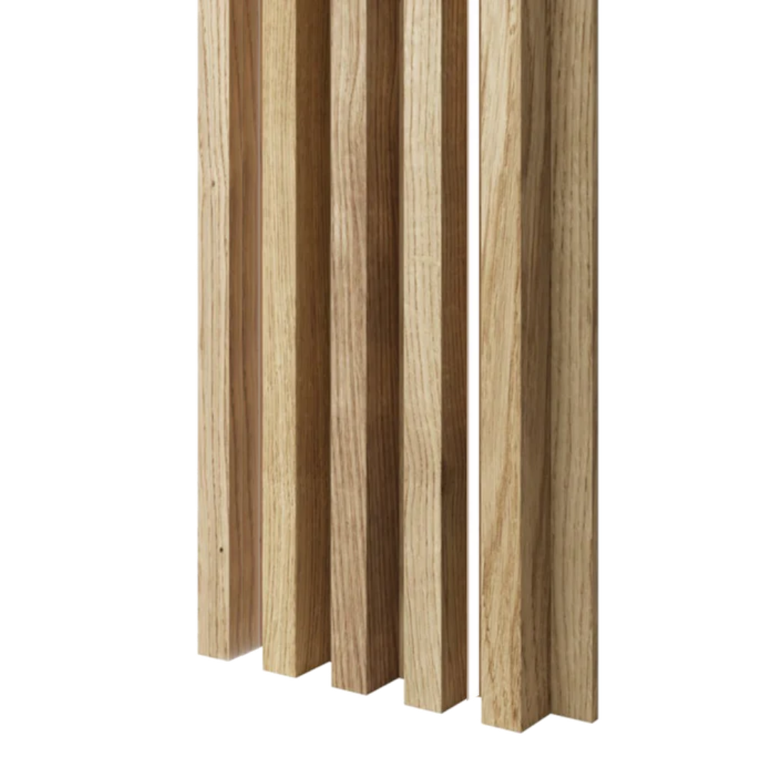 LAMELLEN LED AUF FURNIERTER MDF-PLATTE – EICHENFURNIER LAMELLEN3D
