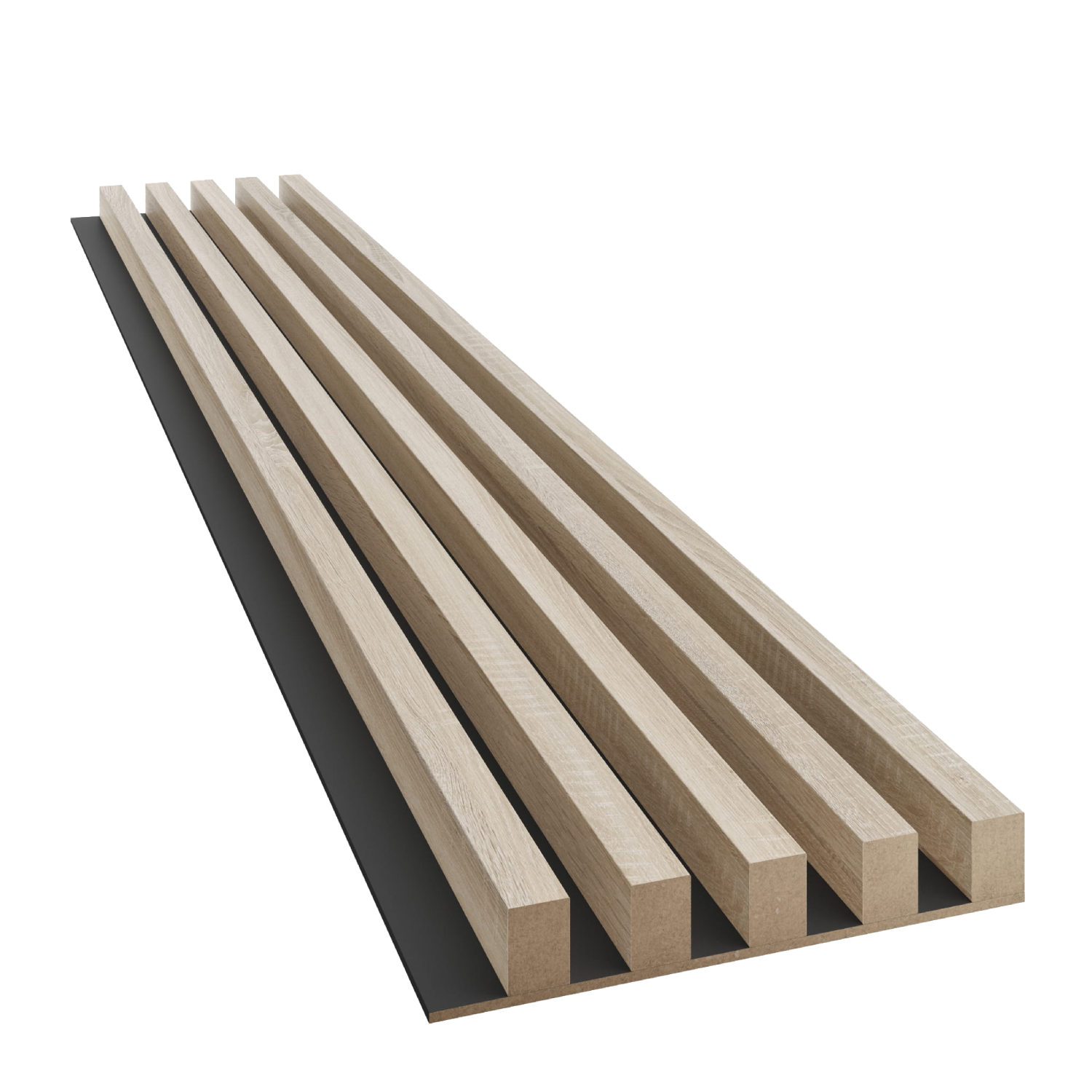 LAMELLEN AUF MDF-PLATTE - SONOMA EICHE LAMELLEN3D