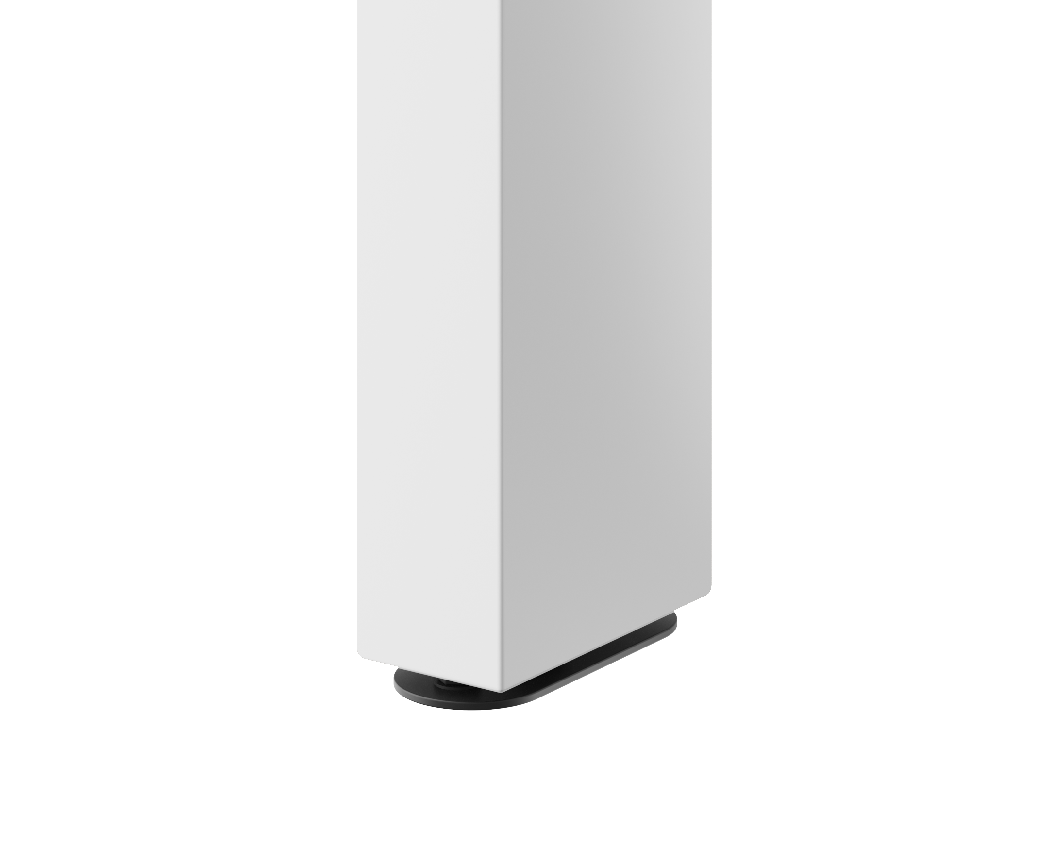 LAMELLEN3D – FREISTEHEND UND DREHBAR - WEISS MATT