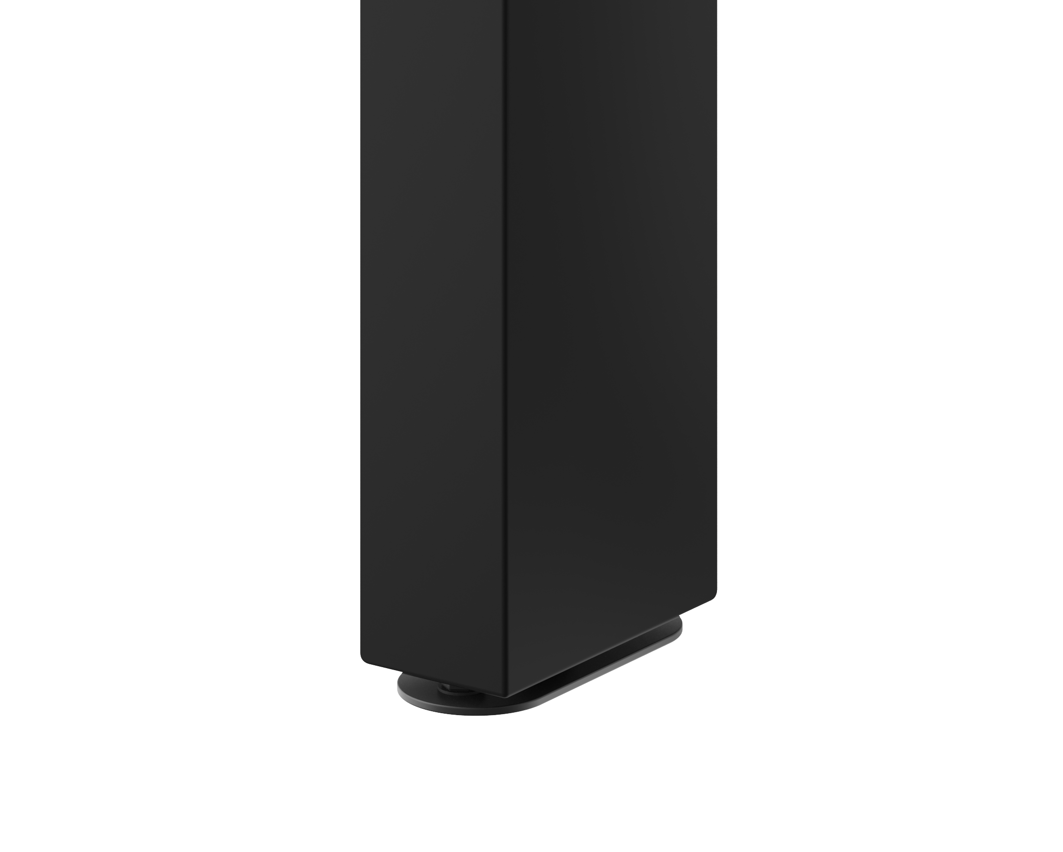 LAMELLEN3D – FREISTEHEND UND DREHBAR - SCHWARZ matt