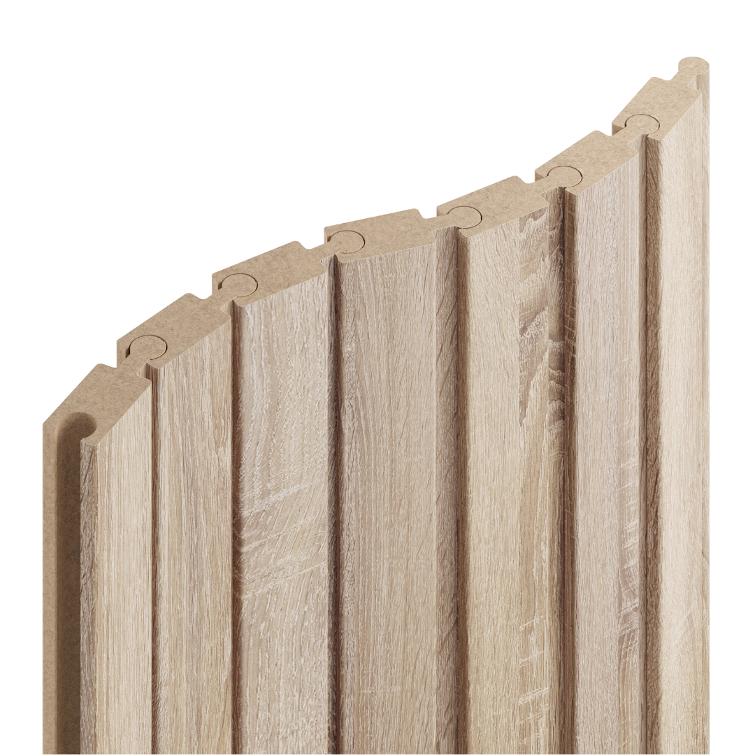 Puzzle-Lamellen - Sonoma-Eiche LAMELLEN3D
