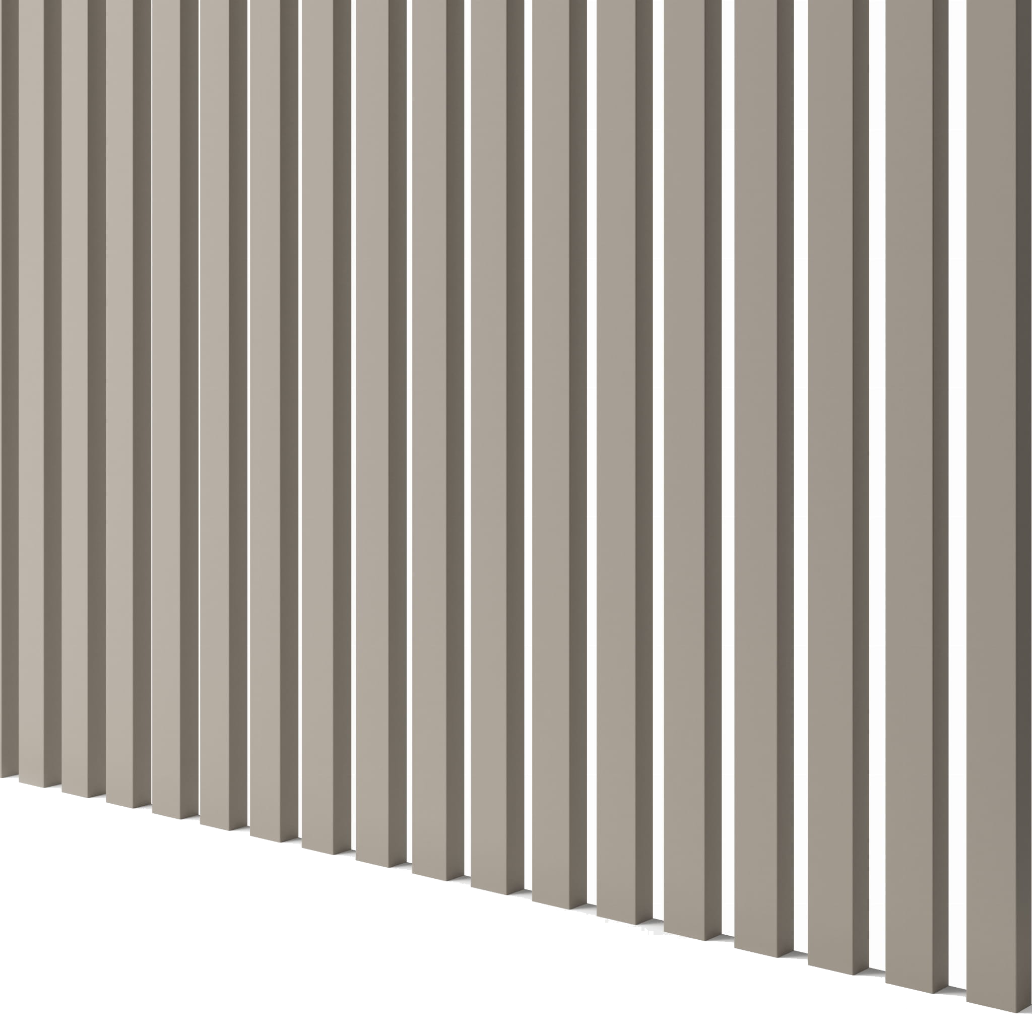 LAMELE3D SCHLANKE LAMELLEN - SANDBEIGE 