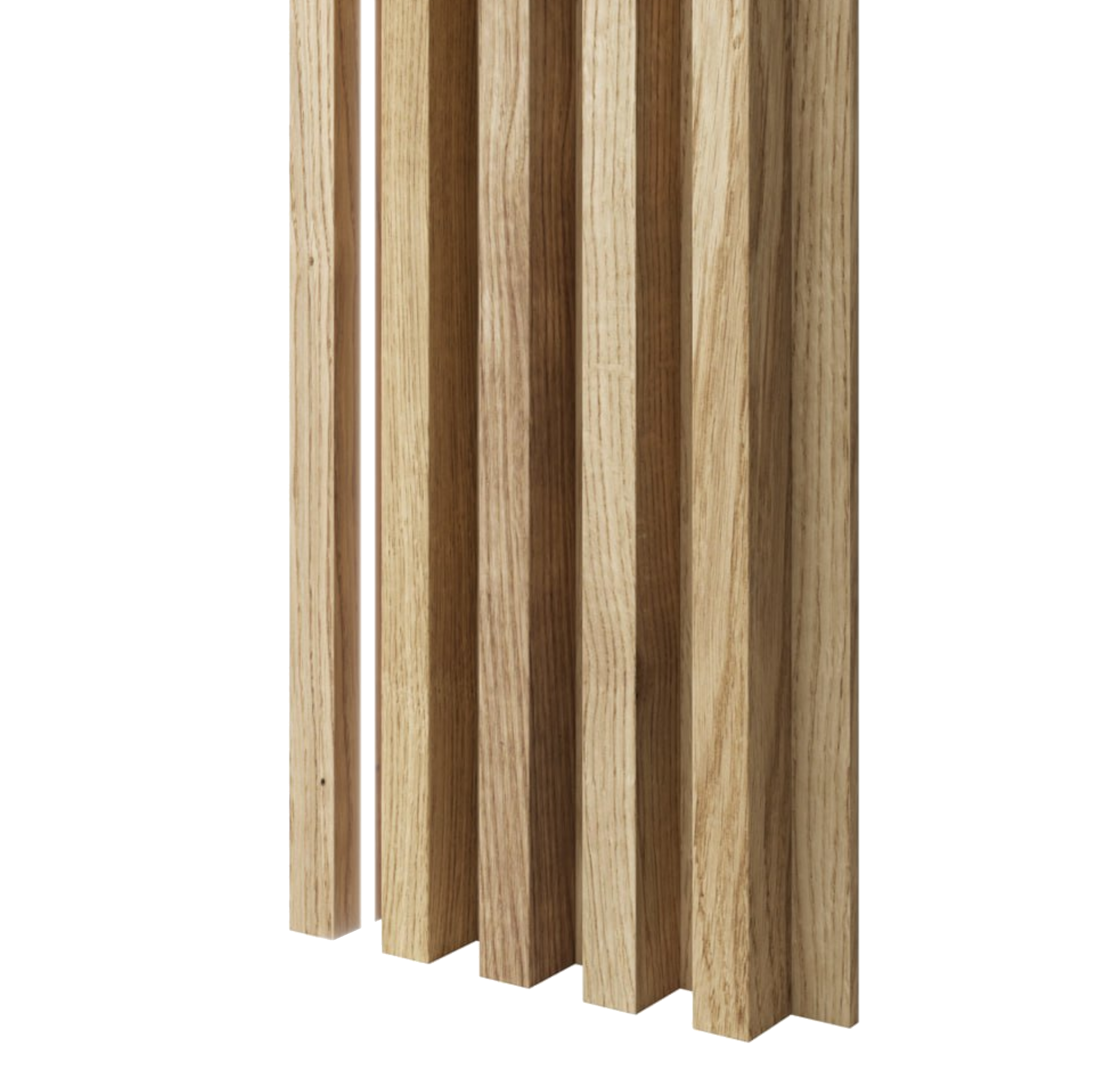 LAMELLEN LED AUF FURNIERTER MDF-PLATTE – EICHENFURNIER LAMELLEN3D