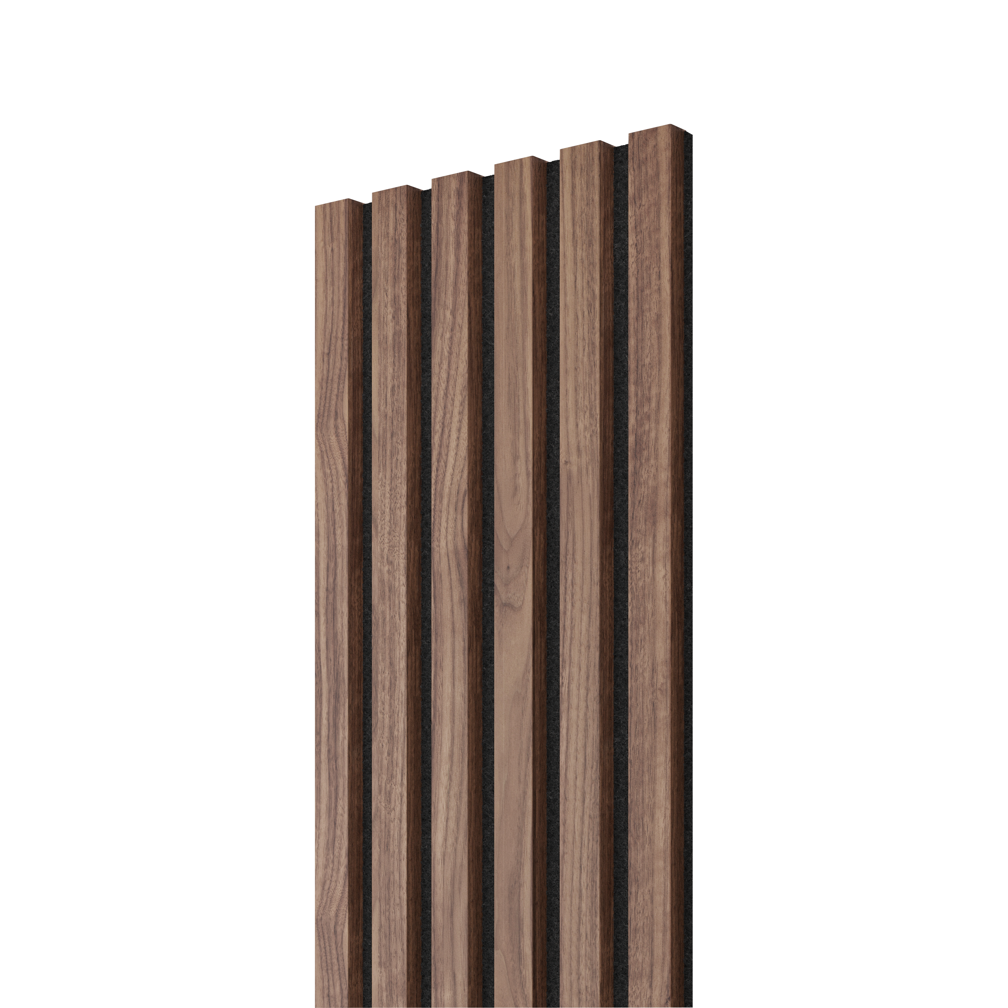 LAMELLE AUF FILZ - AMERIKANISCHES NUSSBAUMFURNIER - LAMELLEN3D