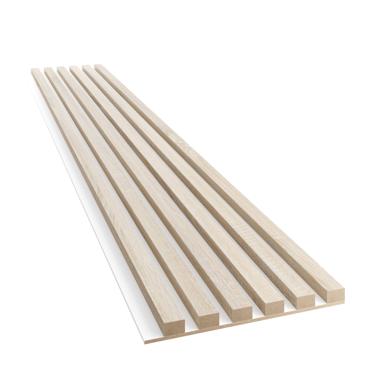 SCHLANKE LAMELLEN AUF MDF-PLATTE - SONOMA EICHE LAMELLEN3D  - der Defekt  SP17