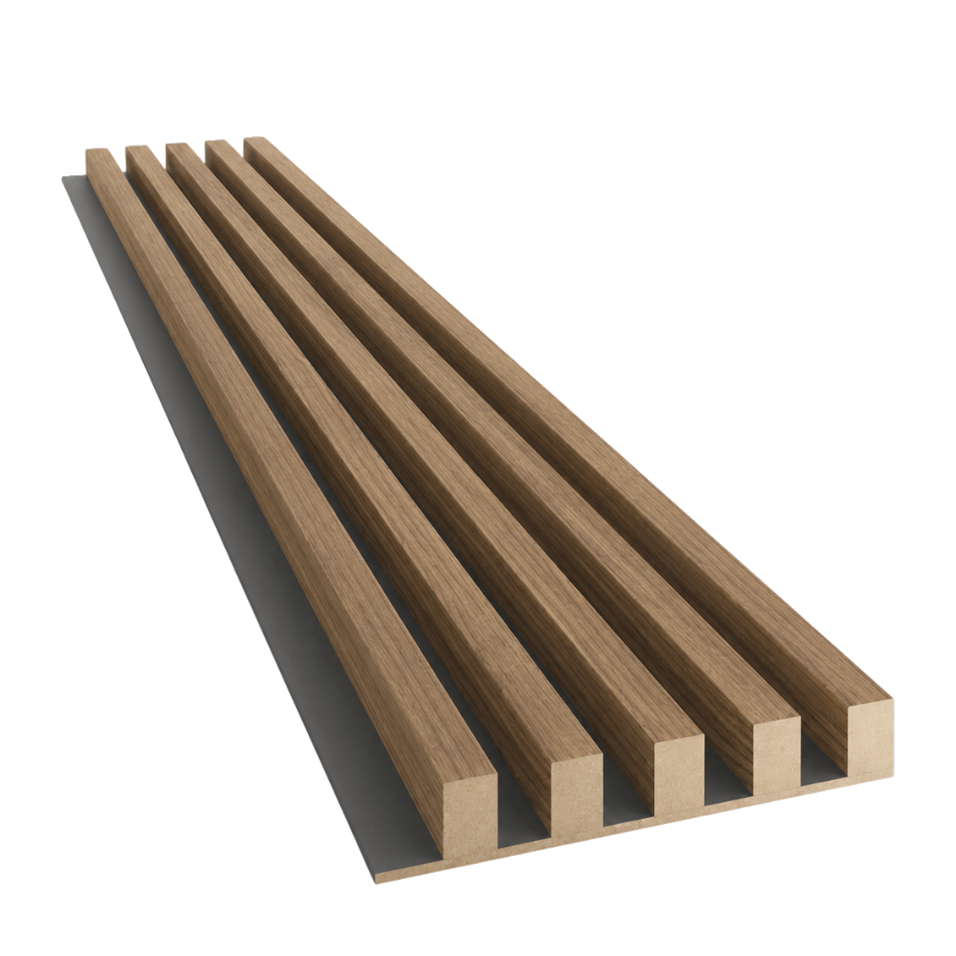 LAMELLEN AUF MDF-PLATTE - EUROPÄISCHE EICHE CPL LAMELLEN3D