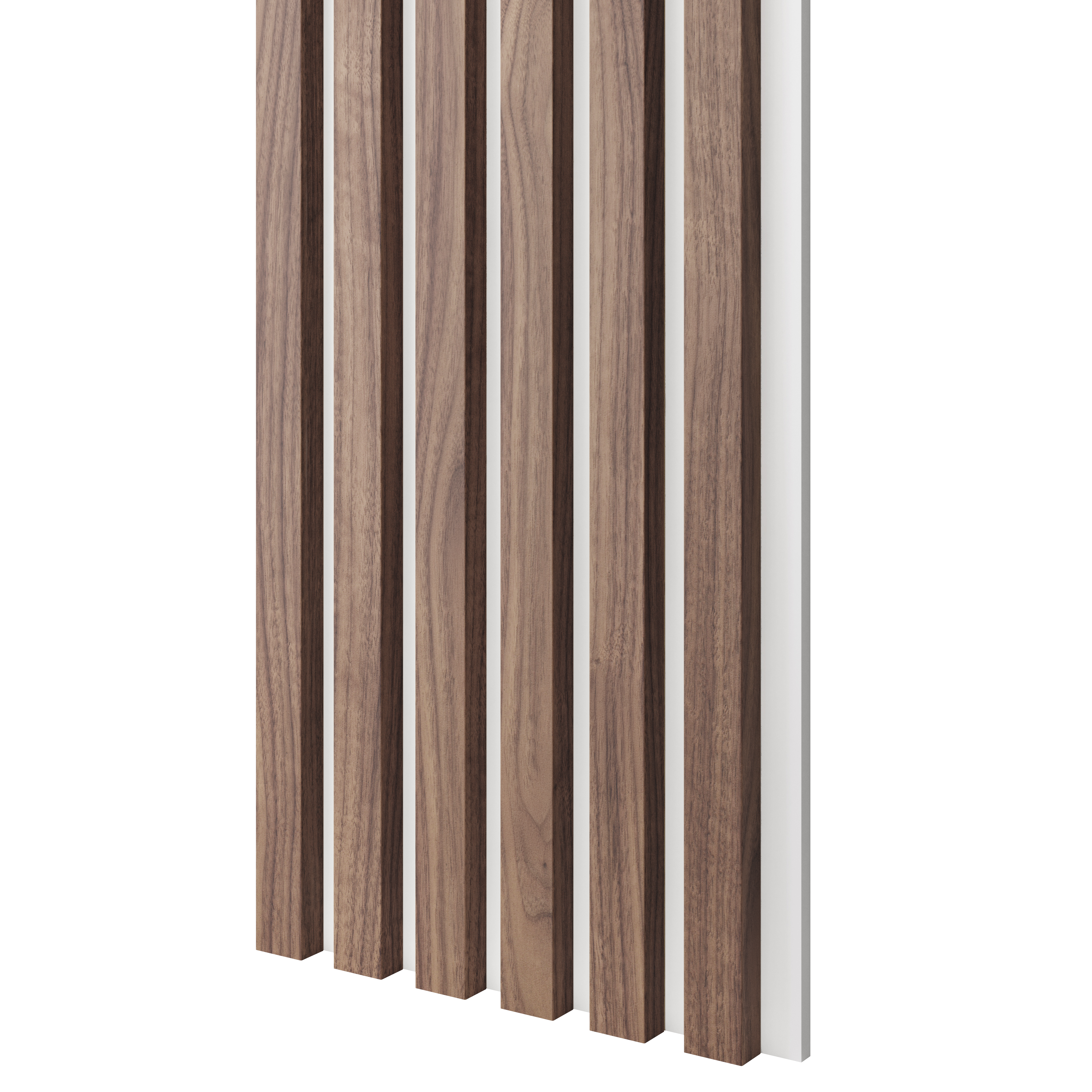 SCHMALE STREIFEN AUF MDF-PLATTE - NUSSBAUMFURNIER LAMELLEN3D
